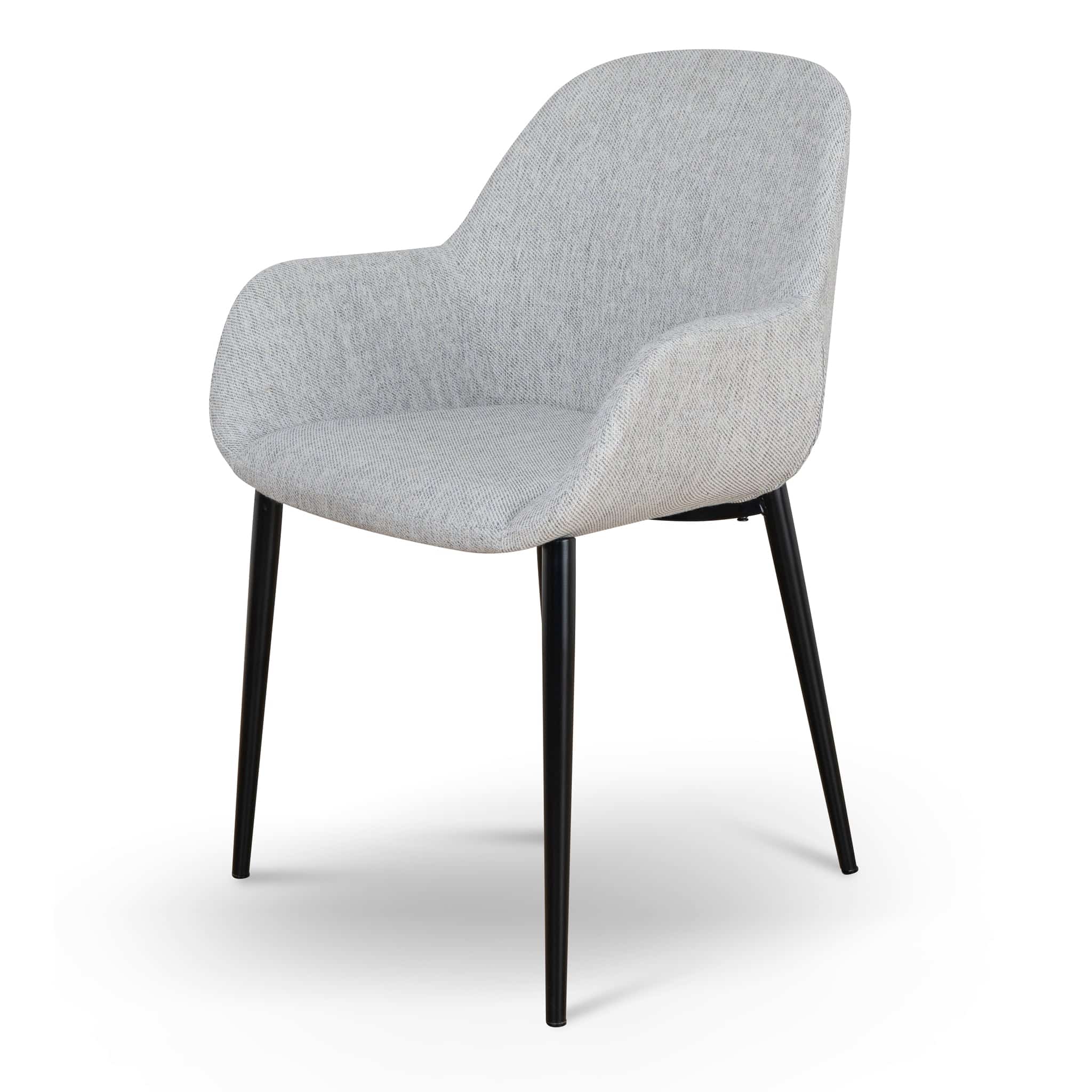 Fabric Dining chair – Silver Grey (Set of 2)
