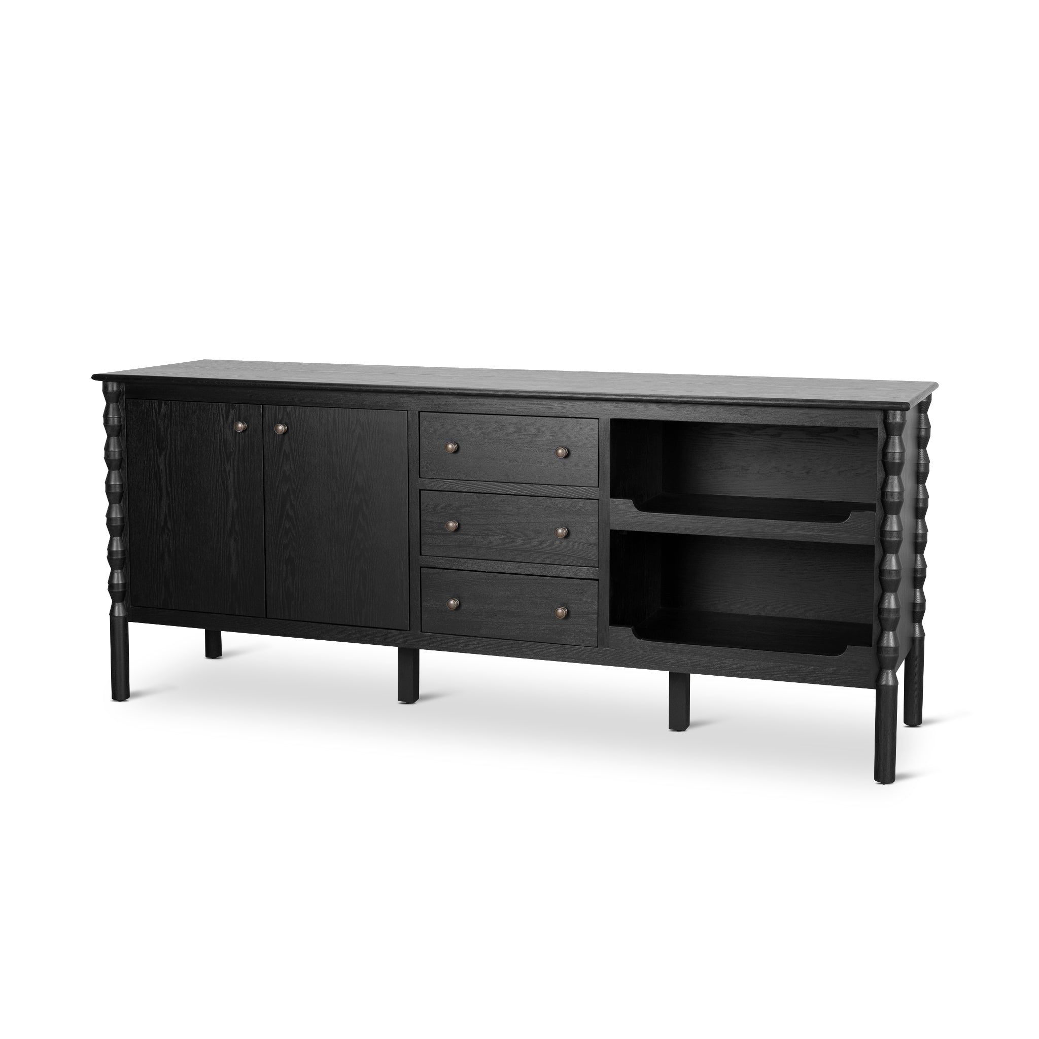 1.9m Sideboard – Black