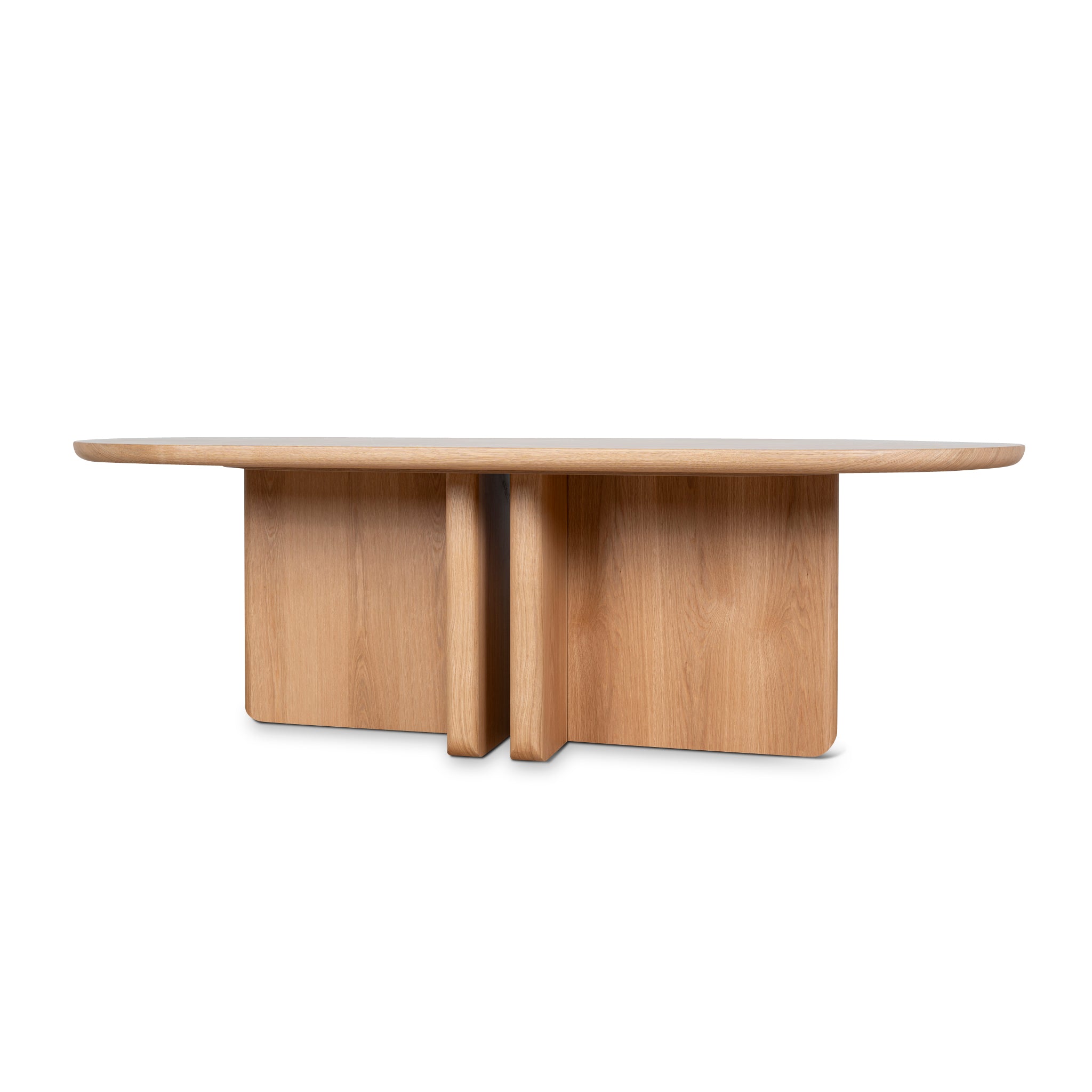 2.4m Dining Table – Natural Oak (240cm (W) x 110cm (D) x 75cm (H))