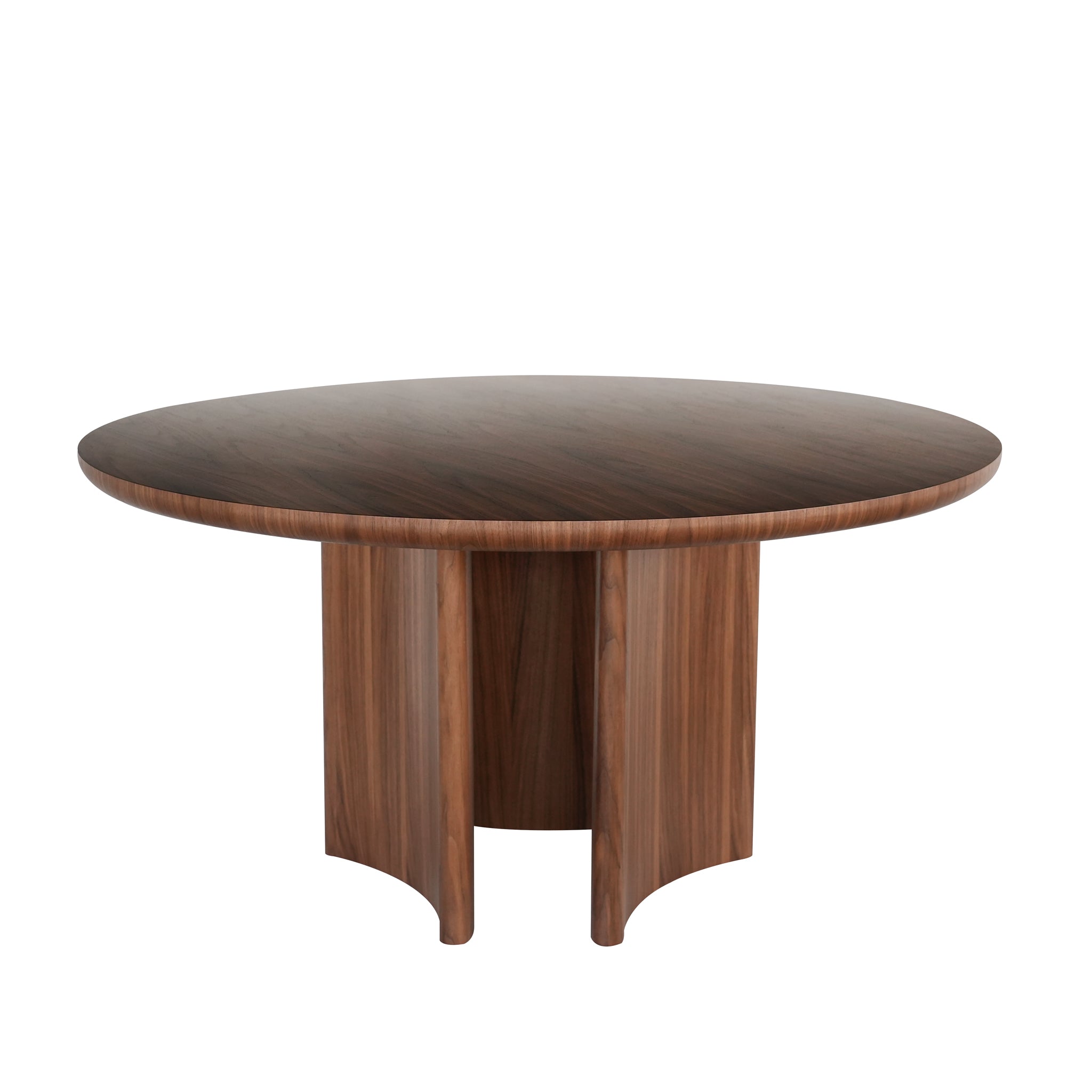 1.5m Round Dining Table – Walnut – CN series