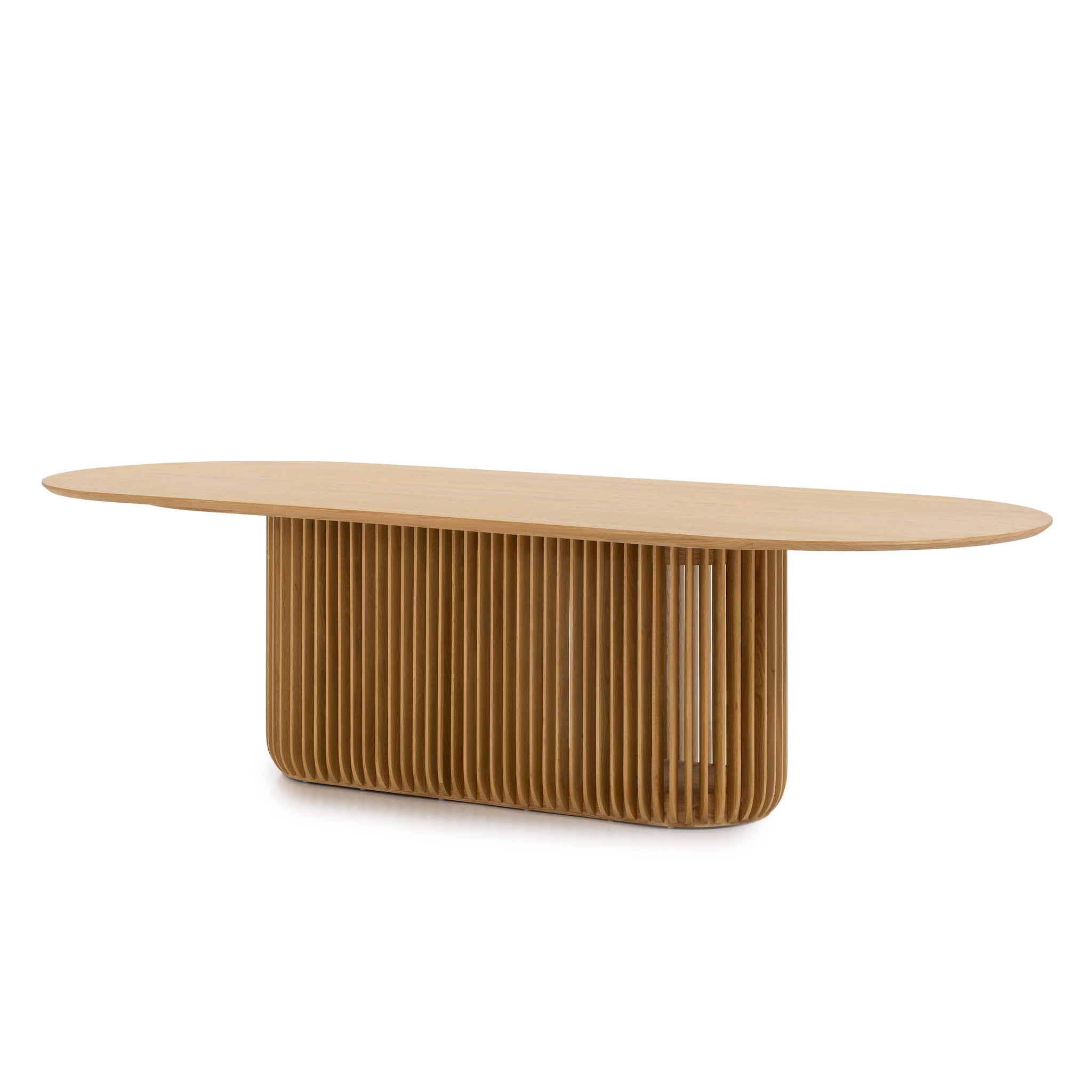 2.8m Oval Dining Table – Natural – CU series