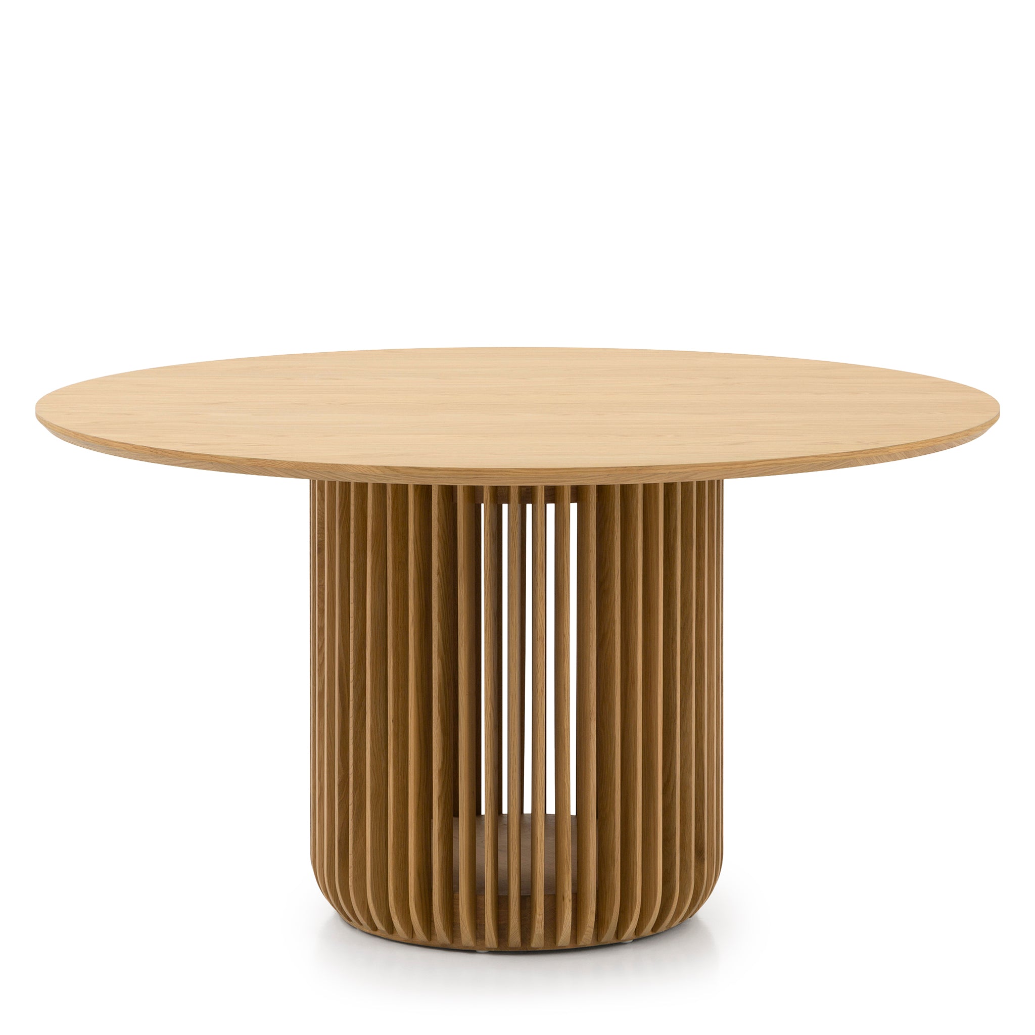 1.4m Round Dining Table – Natural (140cm (W) x 140cm (D) x 76cm (H))