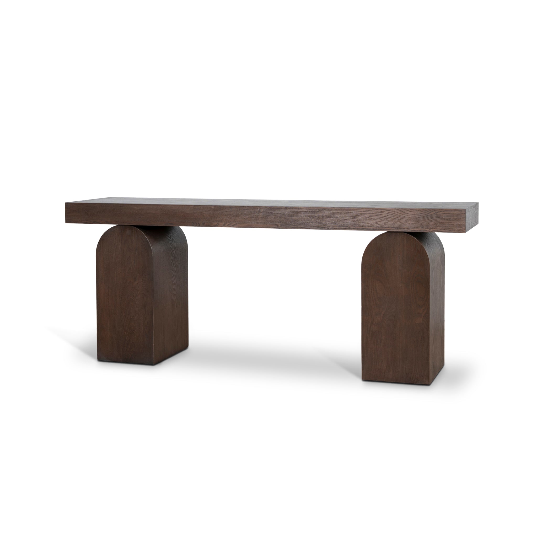 1.9m New Elm Console Table – Walnut