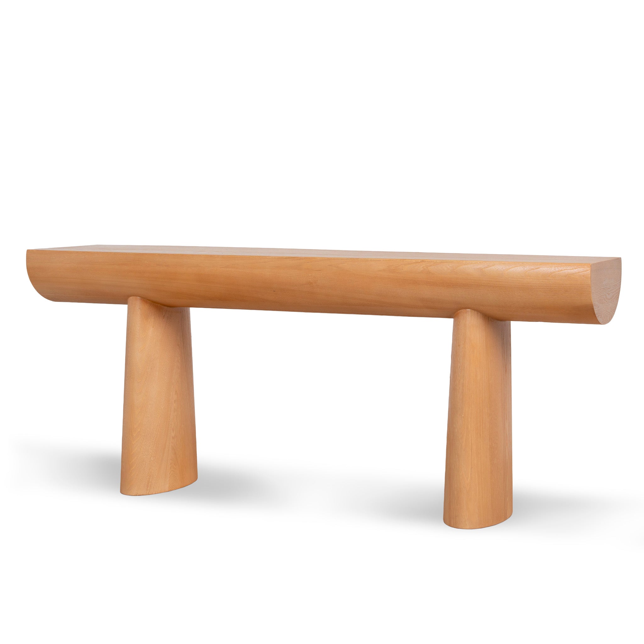 1.8m Elm Console Table – Natural