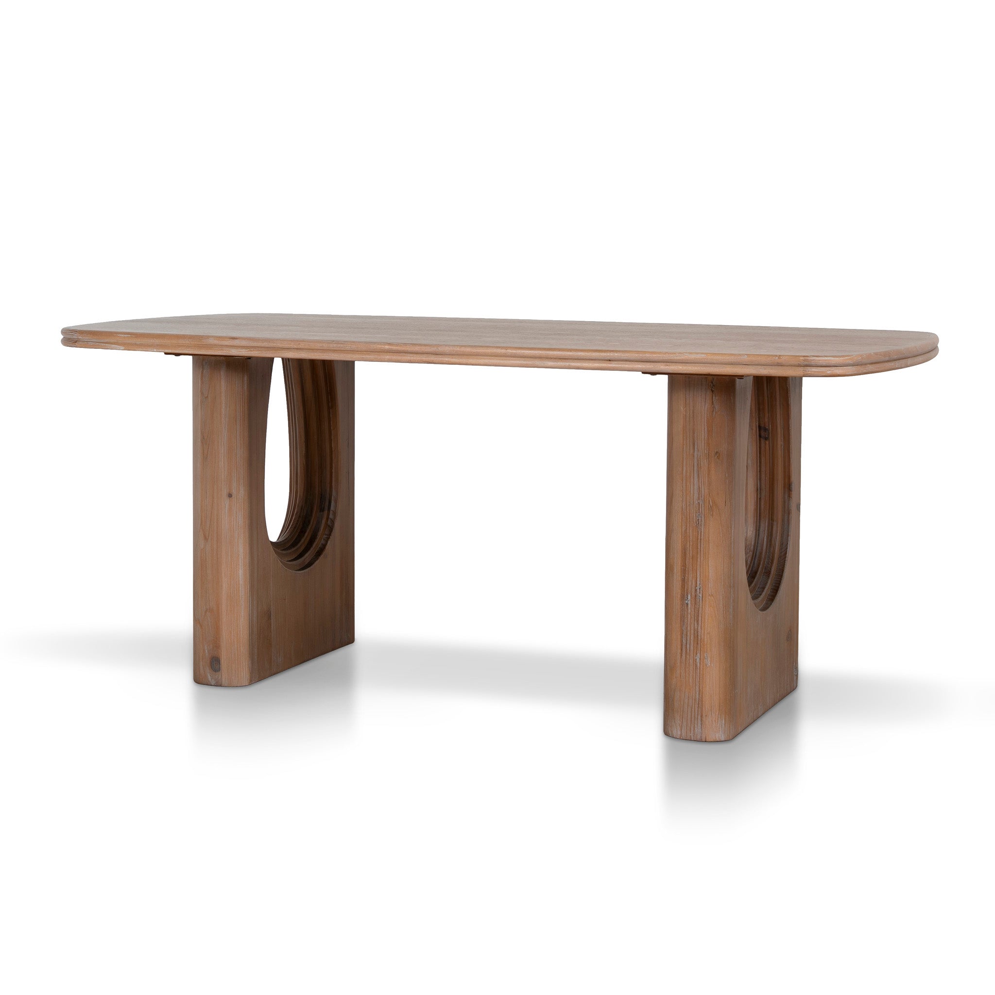 1.8m Elm Dining Table – Natural