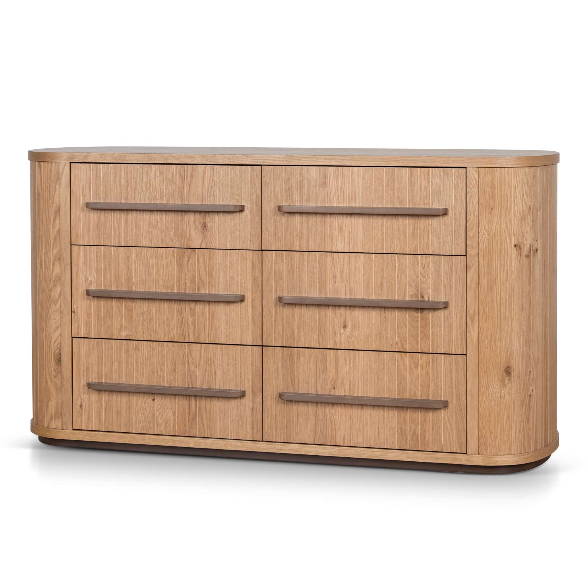 Chest of 6 Drawers – Knotty Oak