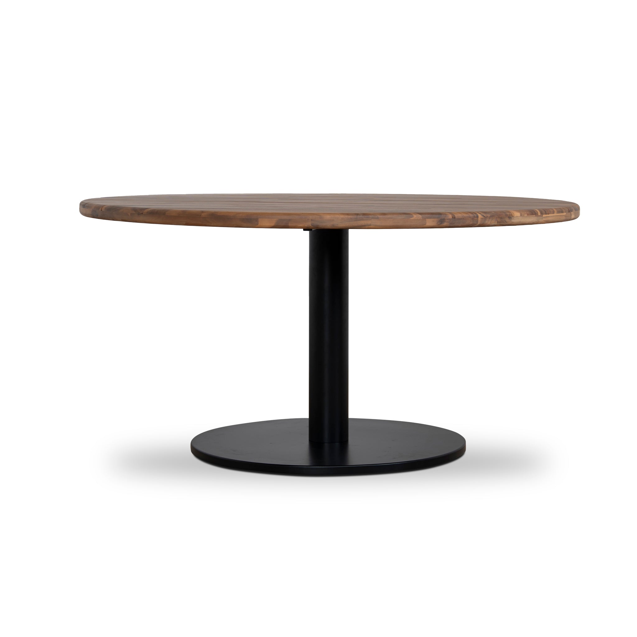 1.4m Round Outdoor Dining Table – Natural