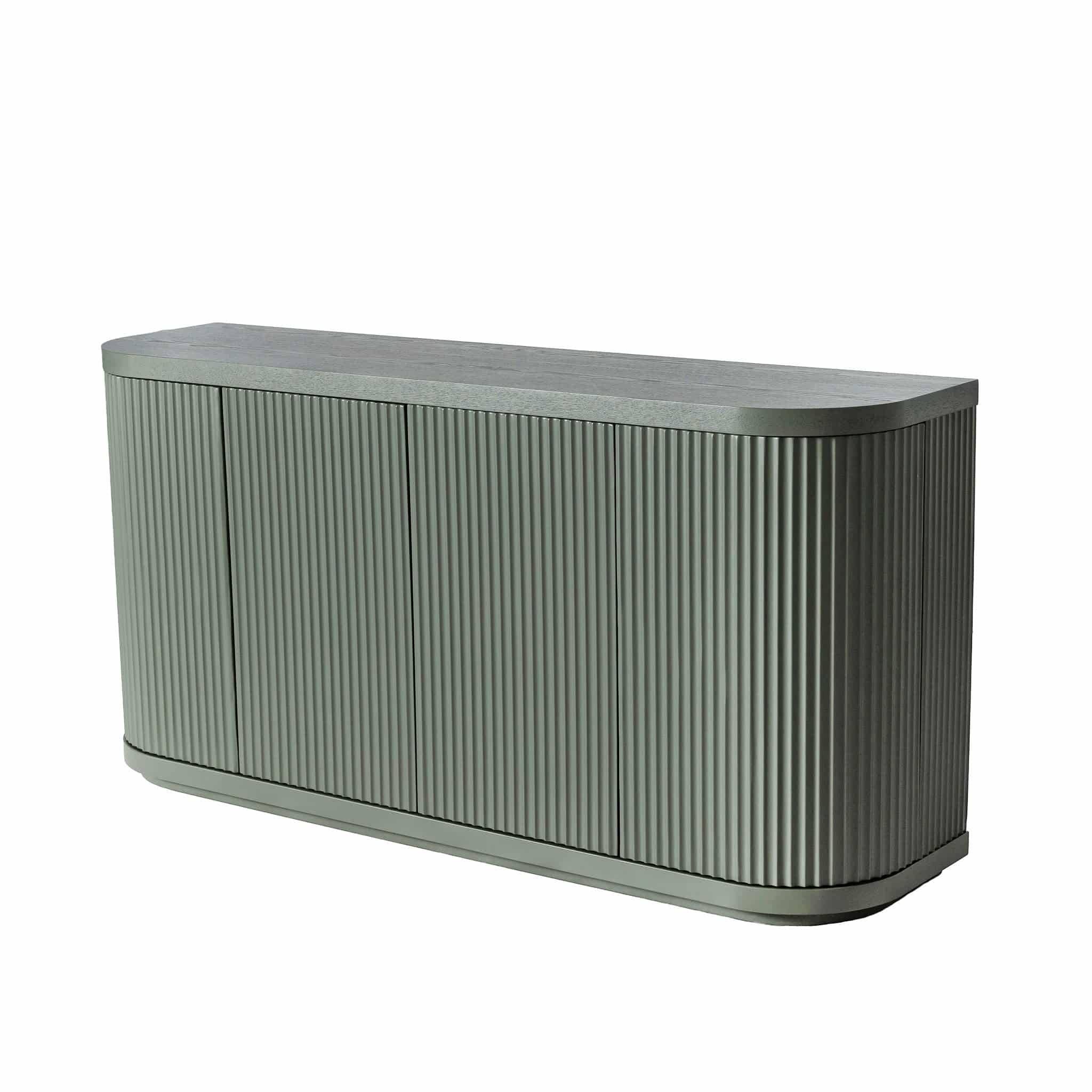 1.6m Veneer Top Buffet Unit – Sage Green