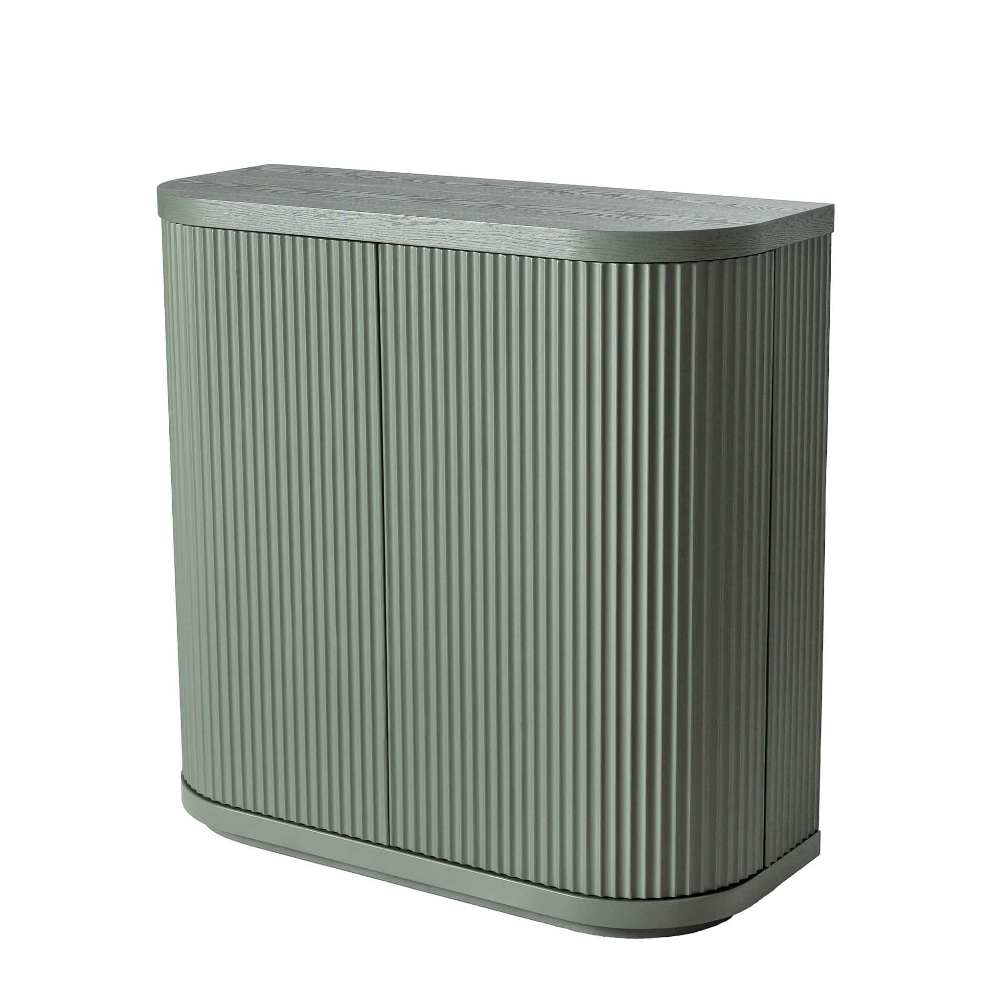 100cm Wooden Storage Cabinet – Sage Green