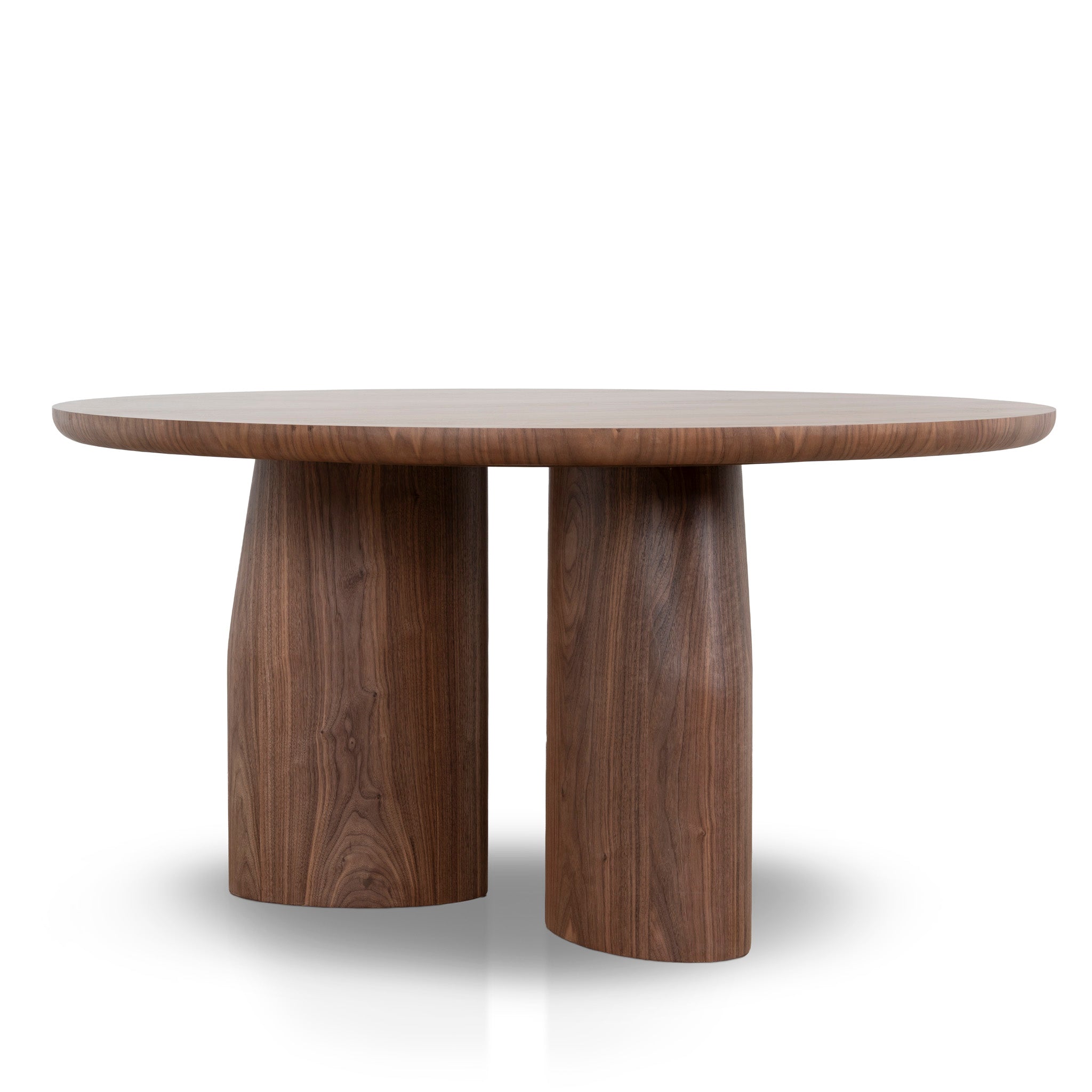1.5m Round Dining Table – Walnut (150cm (D) x 75cm (H))