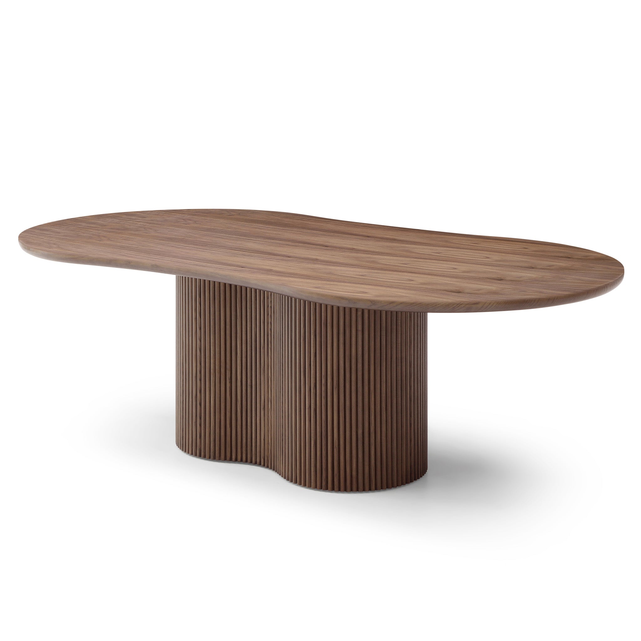 2.39m Freeform Dining Table – Walnut