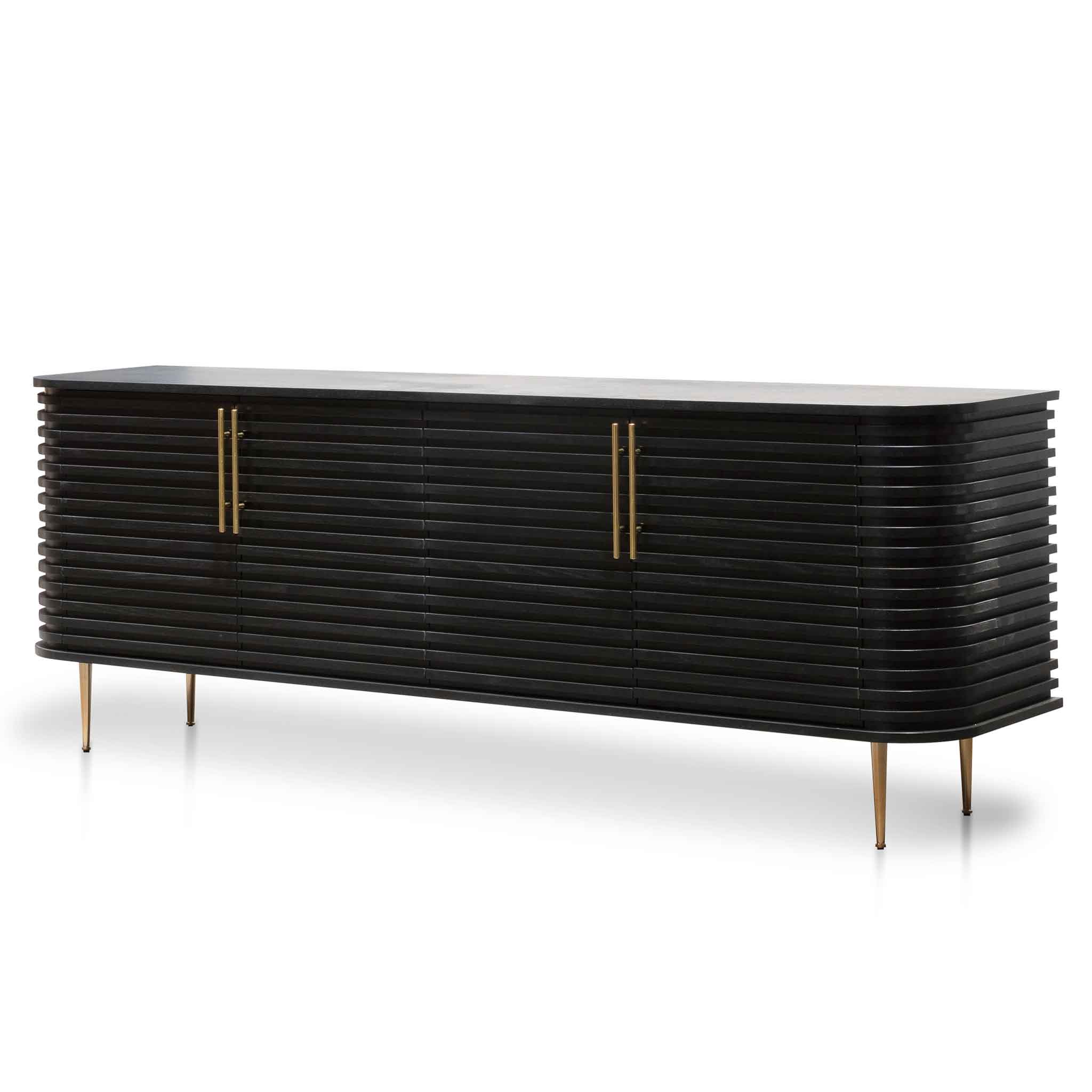 2.2m Buffet Unit – Textured Espresso Black