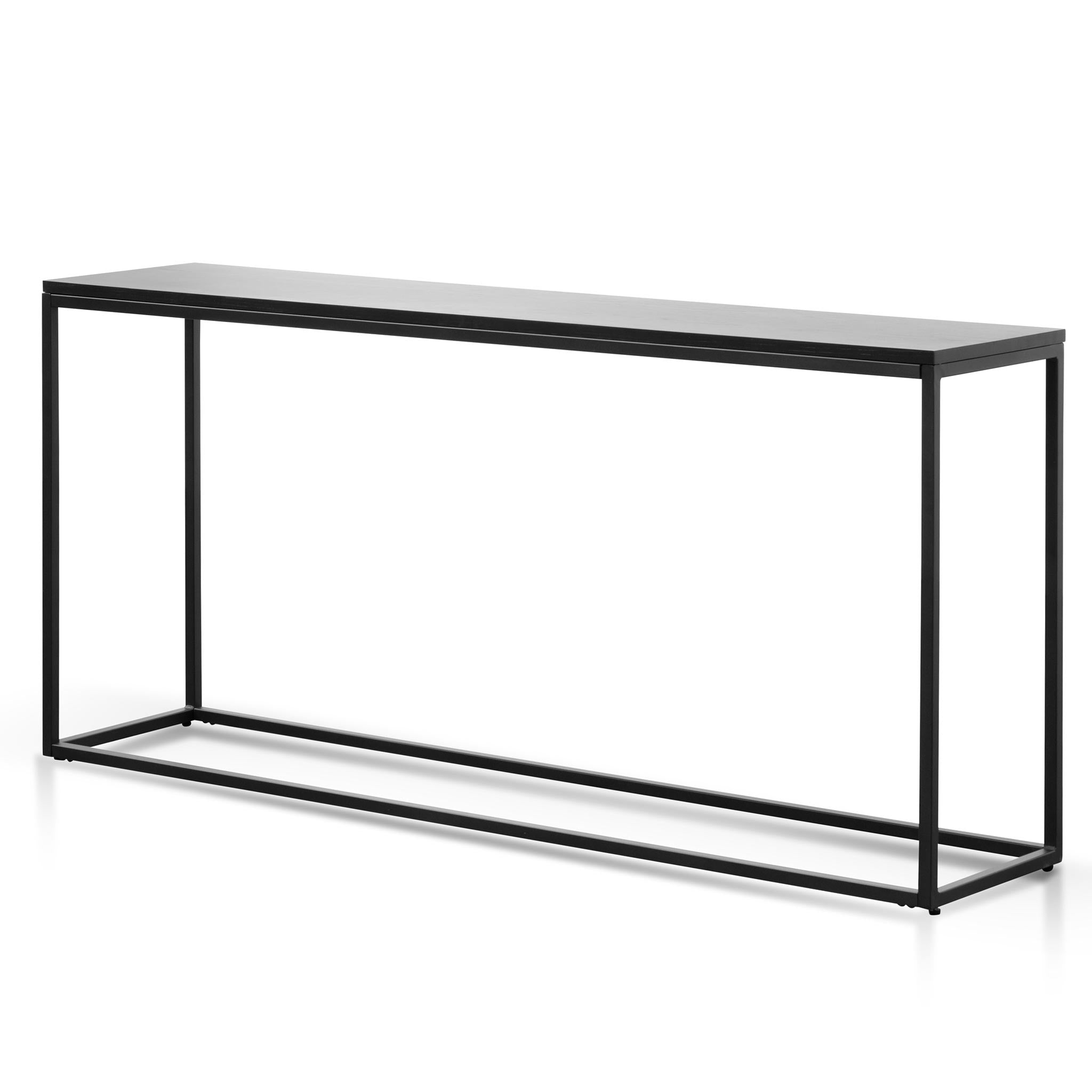 1.6m Console Table – Full Black (160cm (W) x 35cm (D) x 75cm (H))