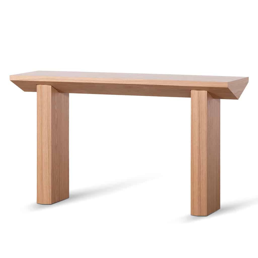 1.4m Oak Console Table – Natural