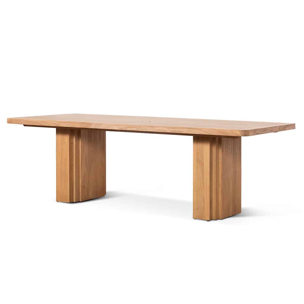 2.4m Elm Dining Table – Natural – NI series