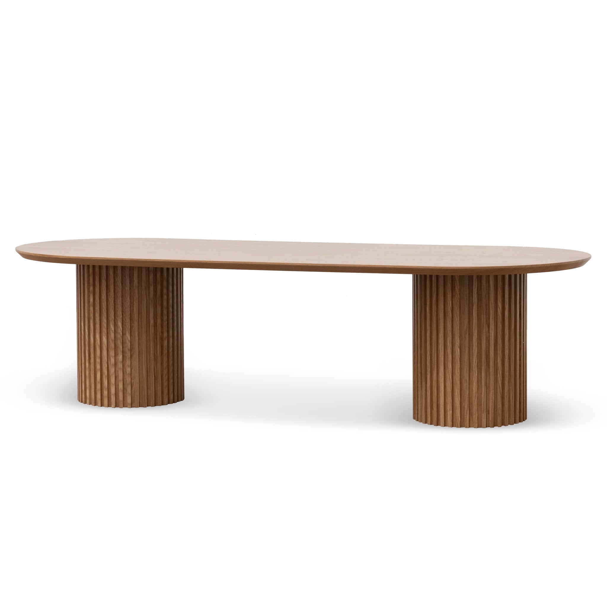 2.8m Wooden Dining Table – Natural