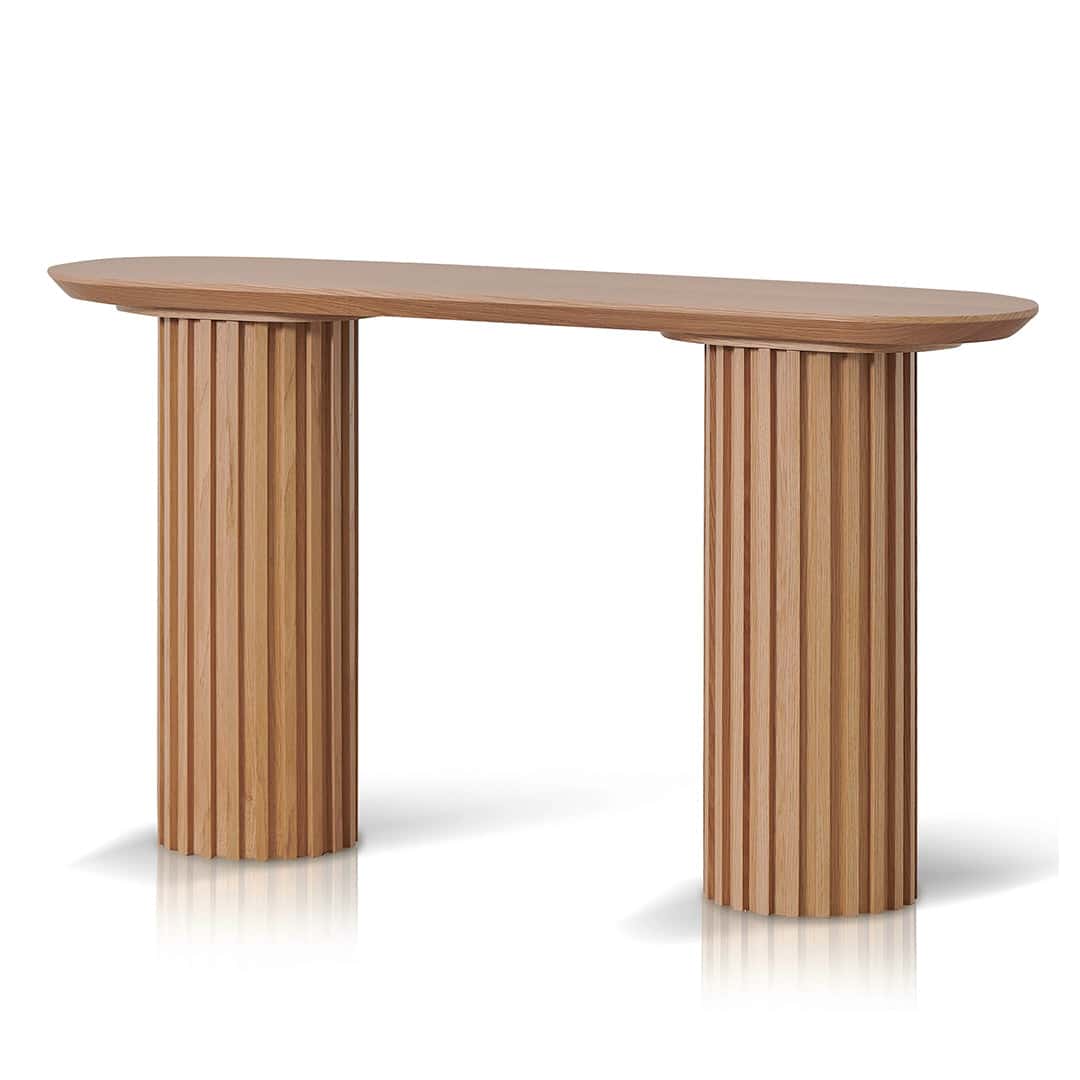 1.4m Console Table – Natural Oak
