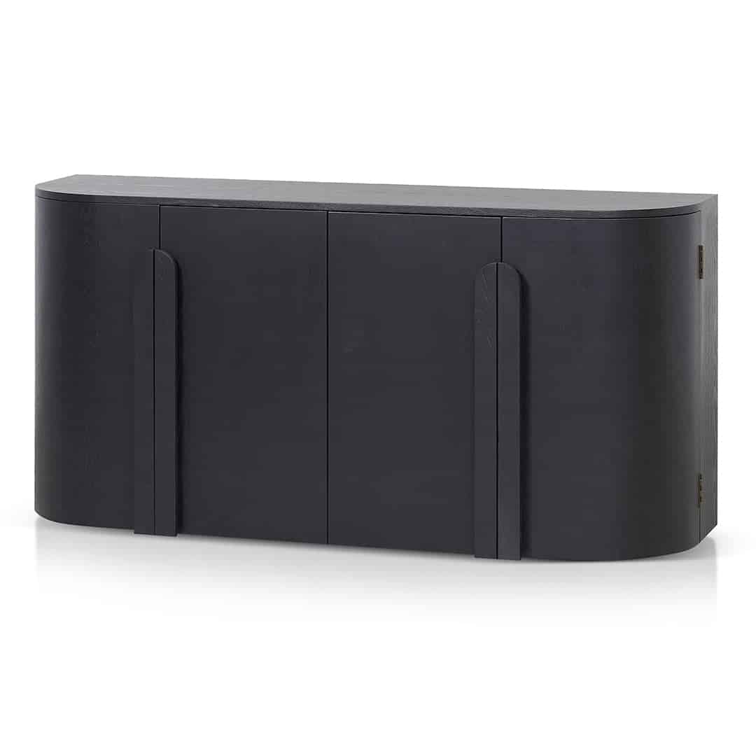 1.6m Sideboard – Full Black