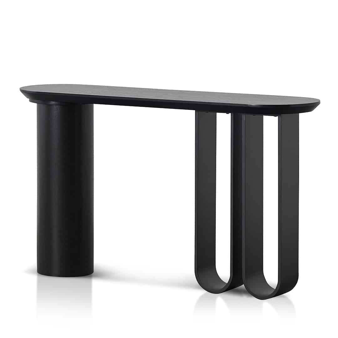 1.4m Console Table – Full Black