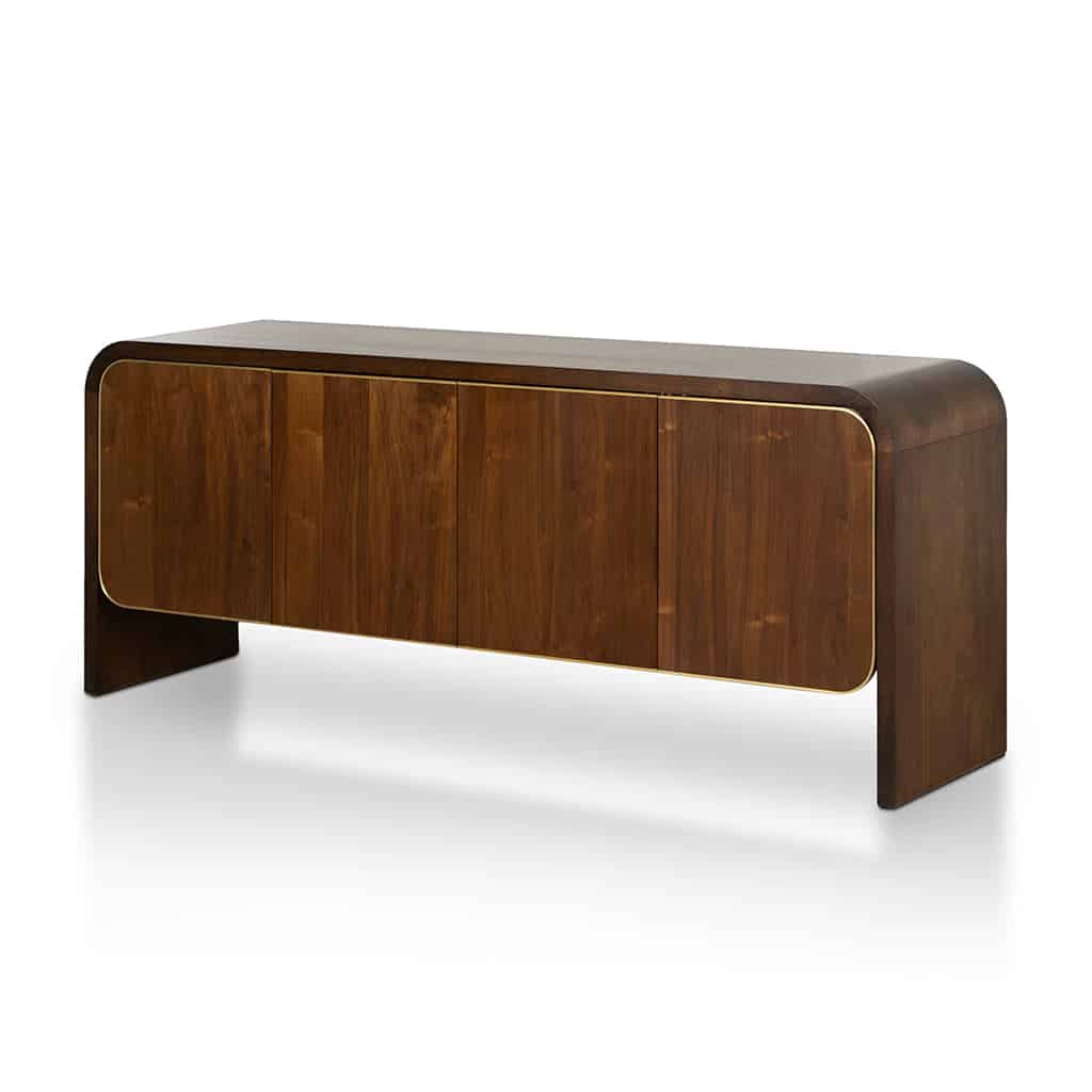 2m Buffet Unit – Walnut (200cm (W) x 50cm (D) x 78cm (H))