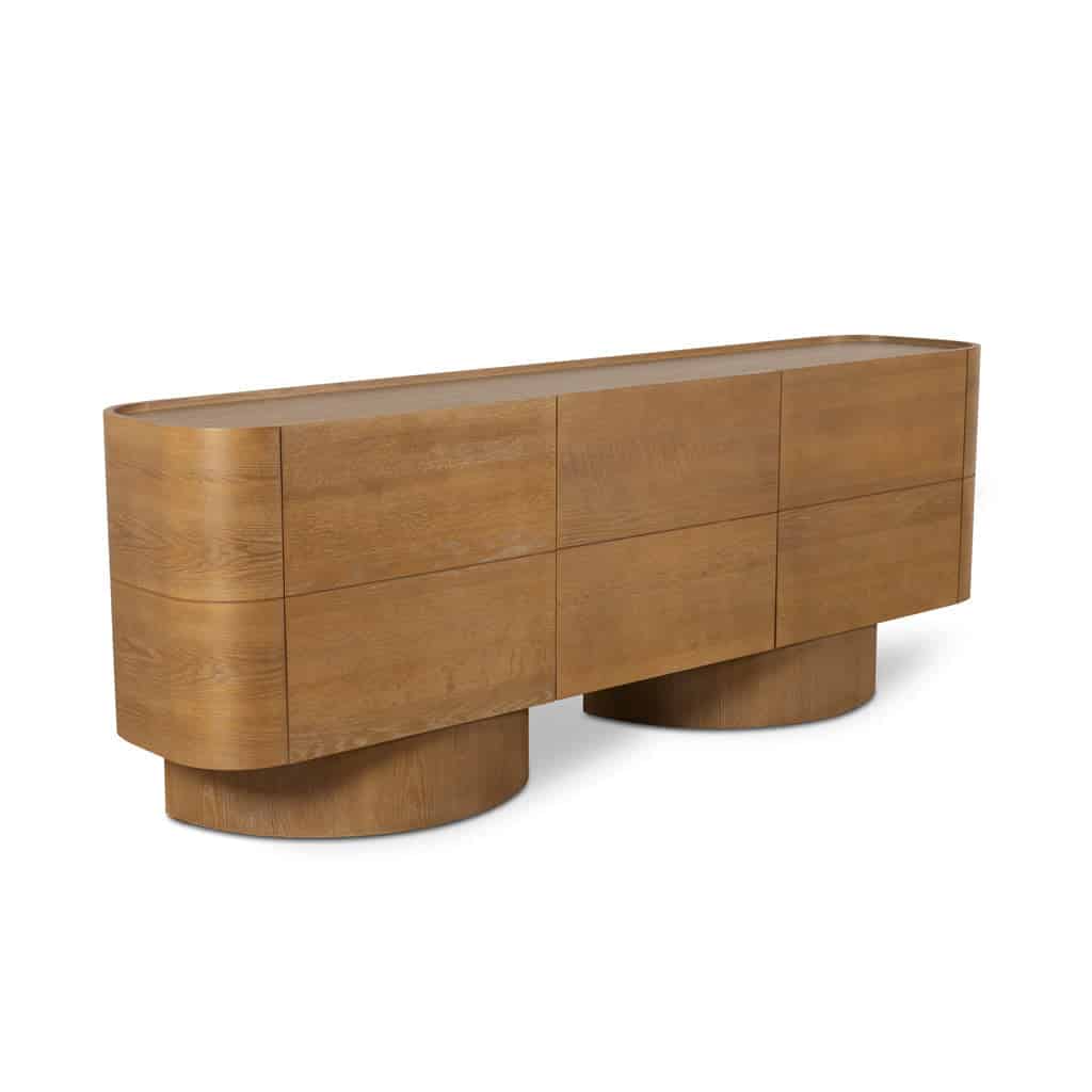 2.2m Buffet Unit – Dusty Oak