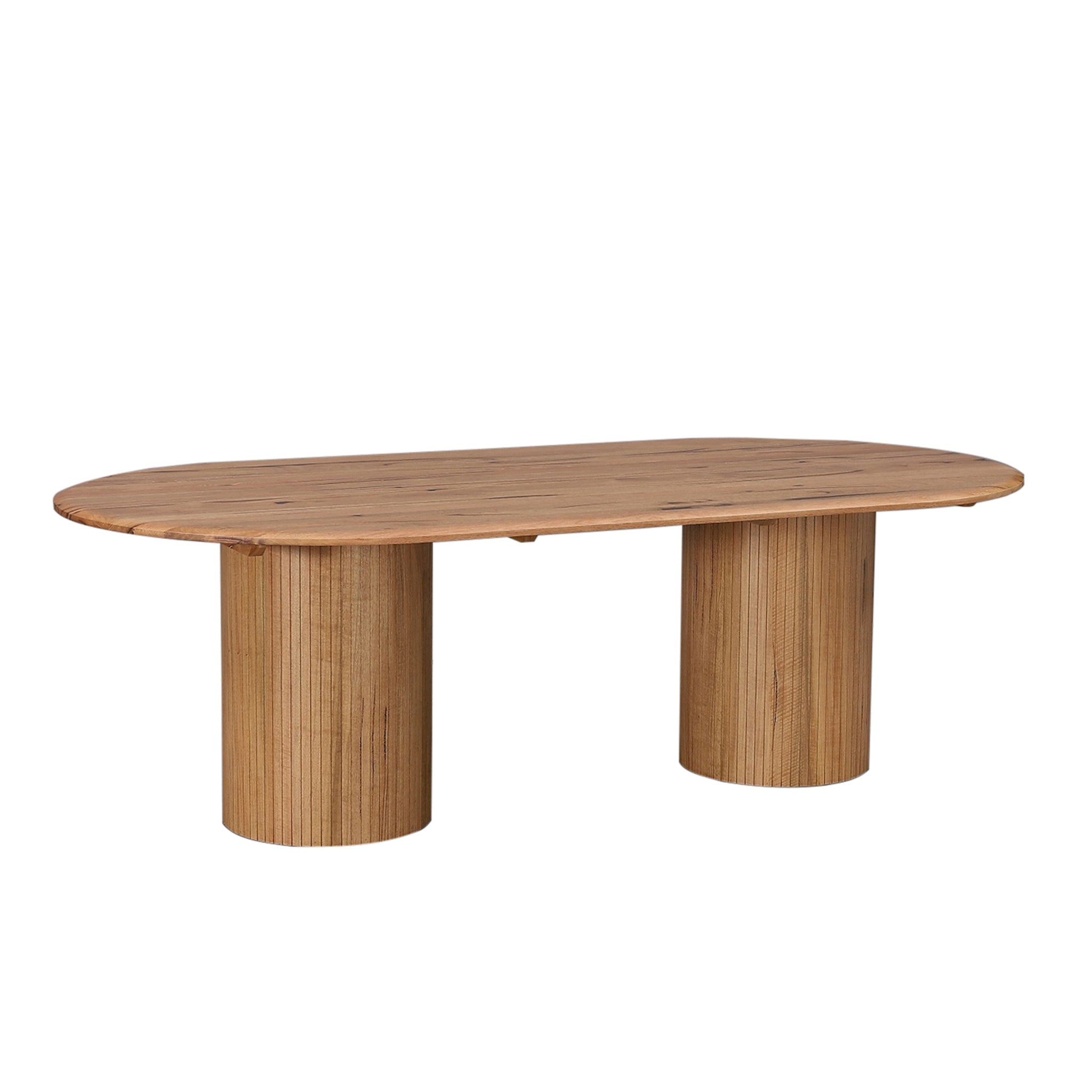 2.4m Oval Dining Table – Natural