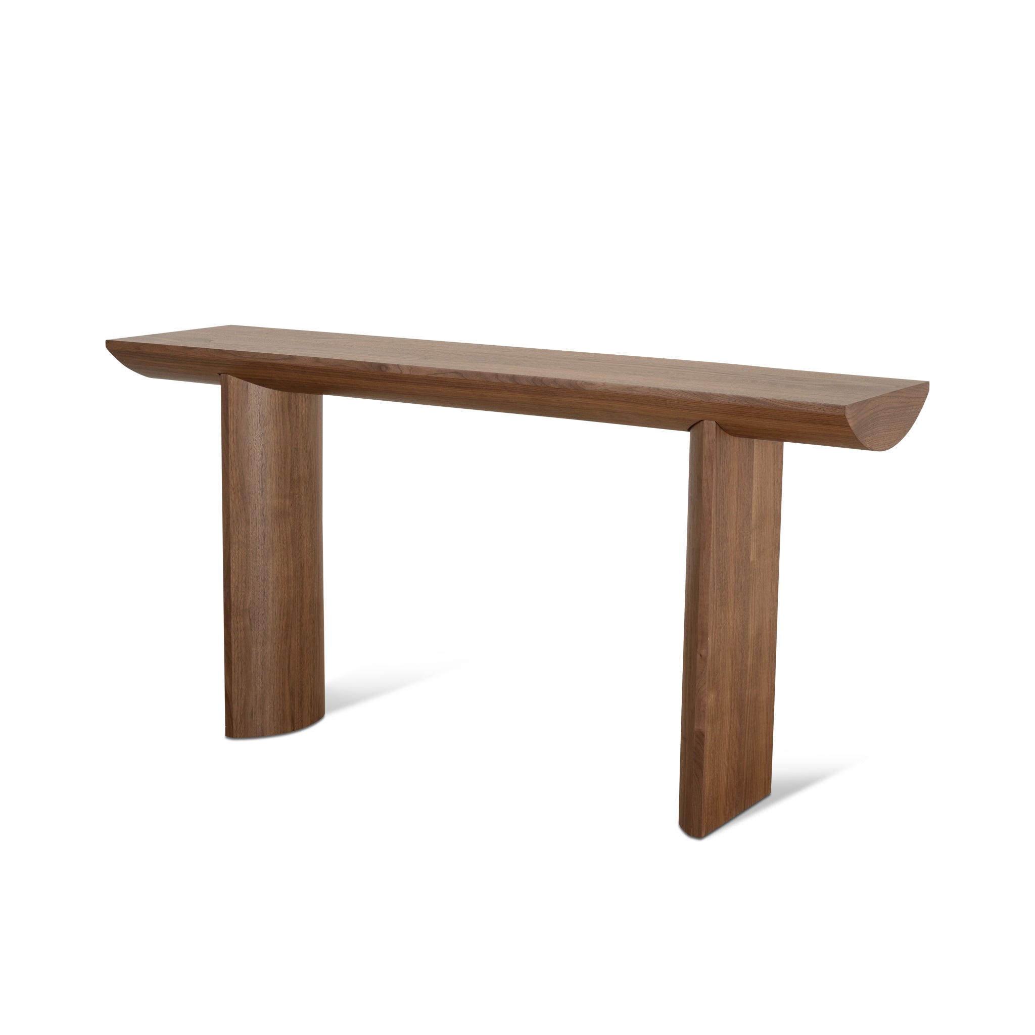 1.6m Console Table – Walnut Veneer