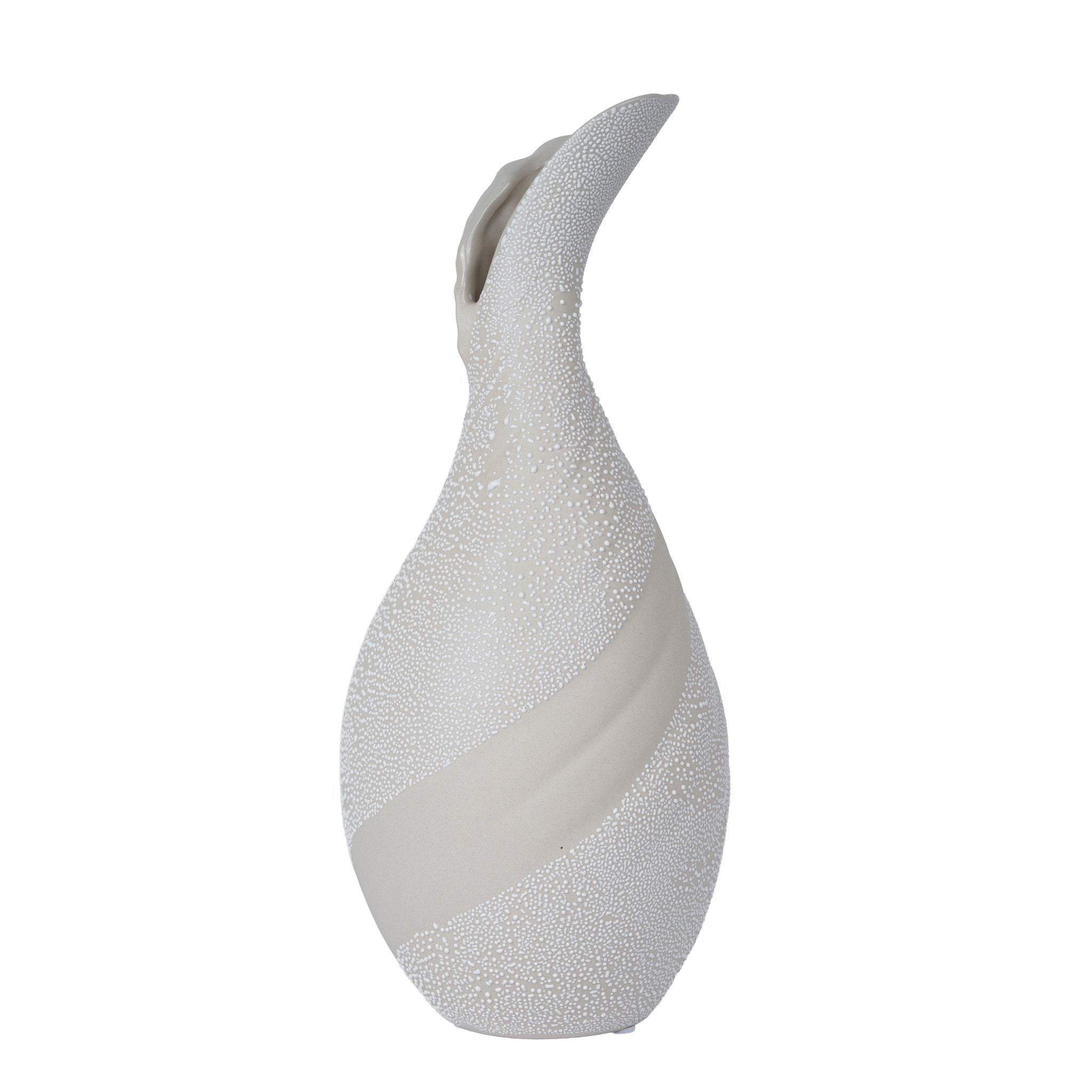 Bead-Dot Gooseneck Vase Style B
