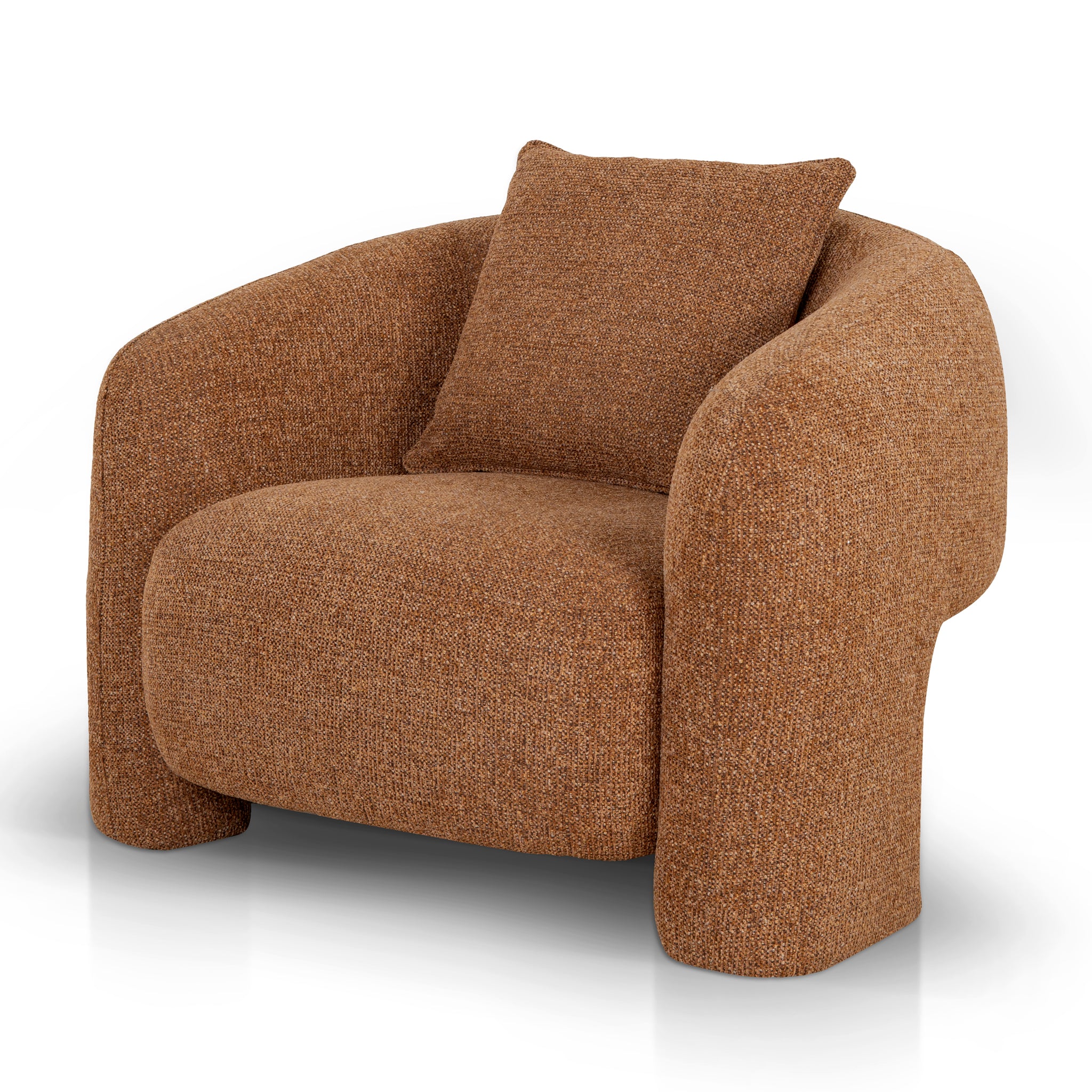 Armchair – Coral Orange