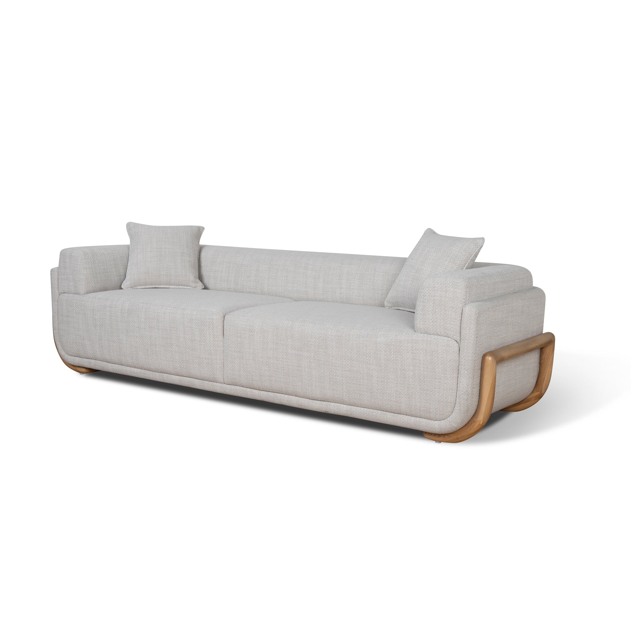 3 Seater Sofa – Maya Beige (259cm (W) x 88cm (D) x 69cm (H))