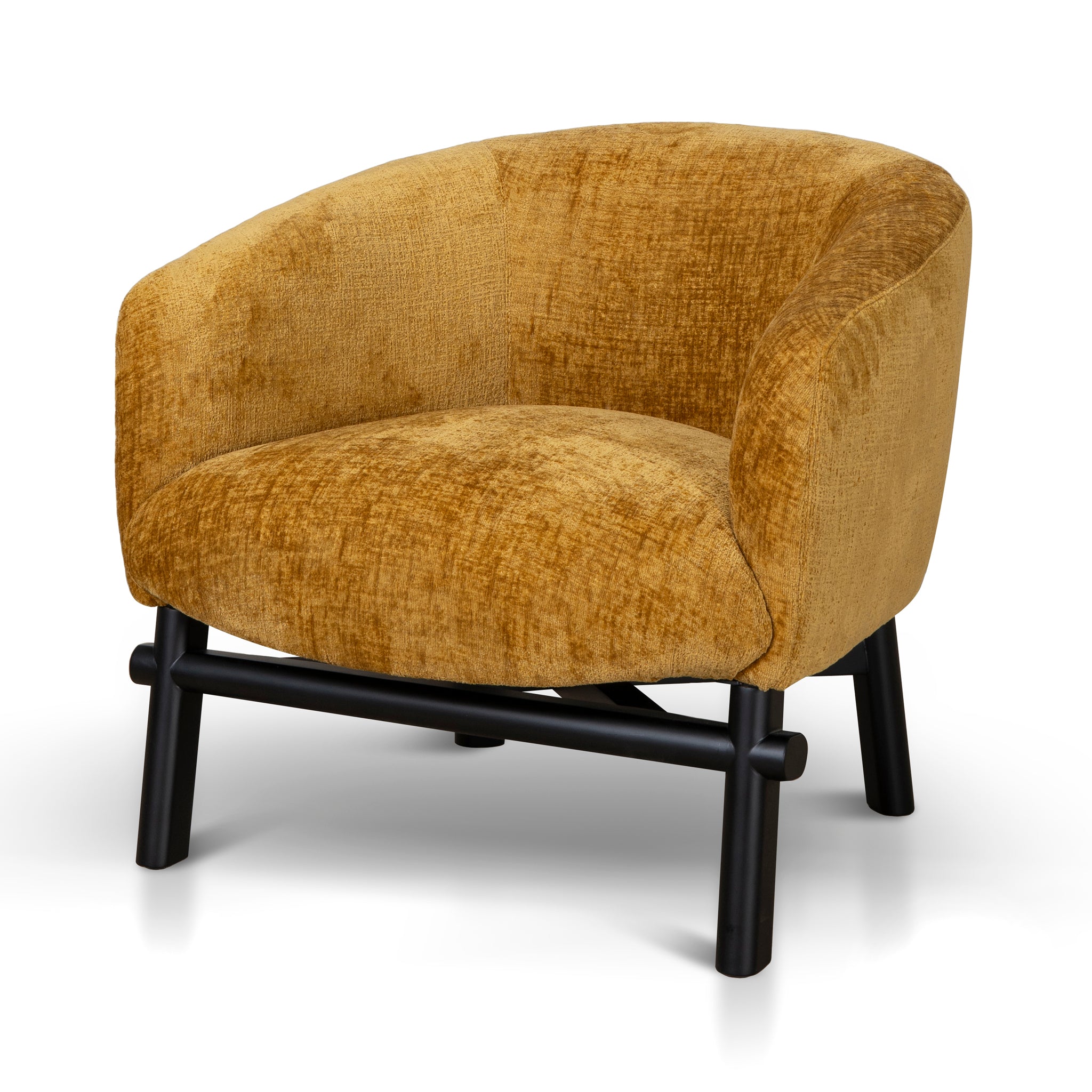 Fabric Armchair – Ochre
