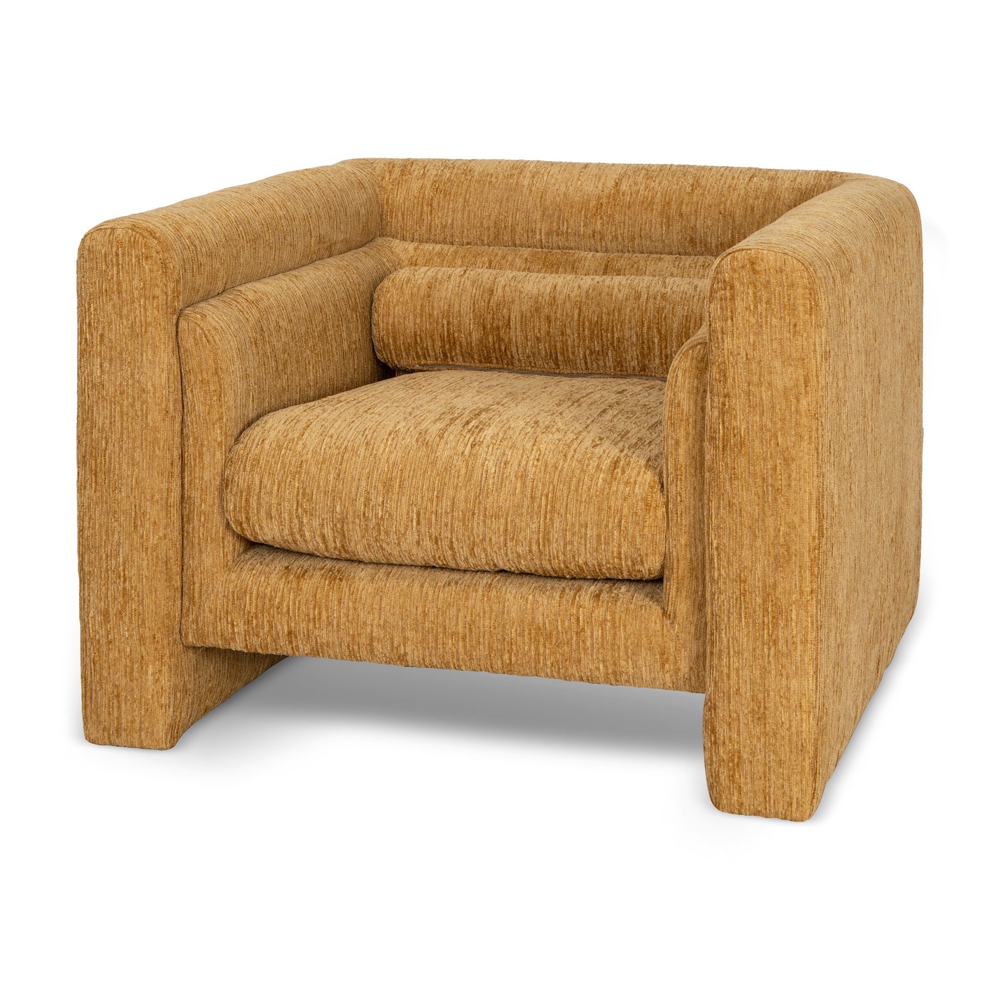 Fabric Armchair – Yellow Sand
