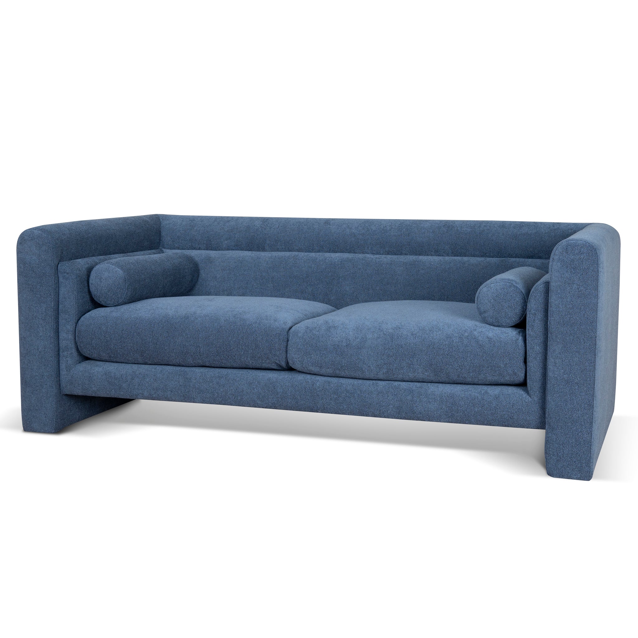 2 Seater Fabric Sofa – Navy Blue