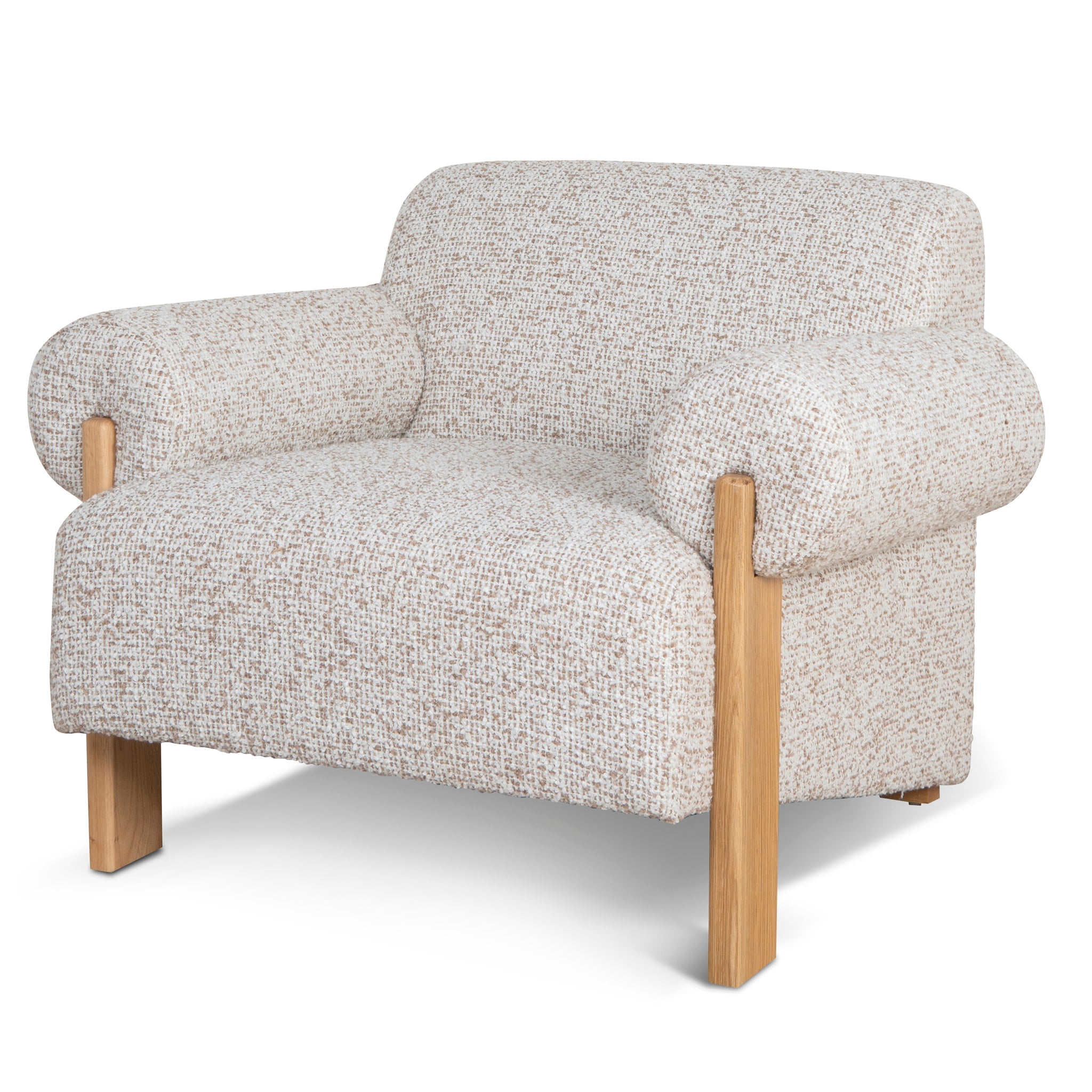 Fabric Armchair – Sand Beige