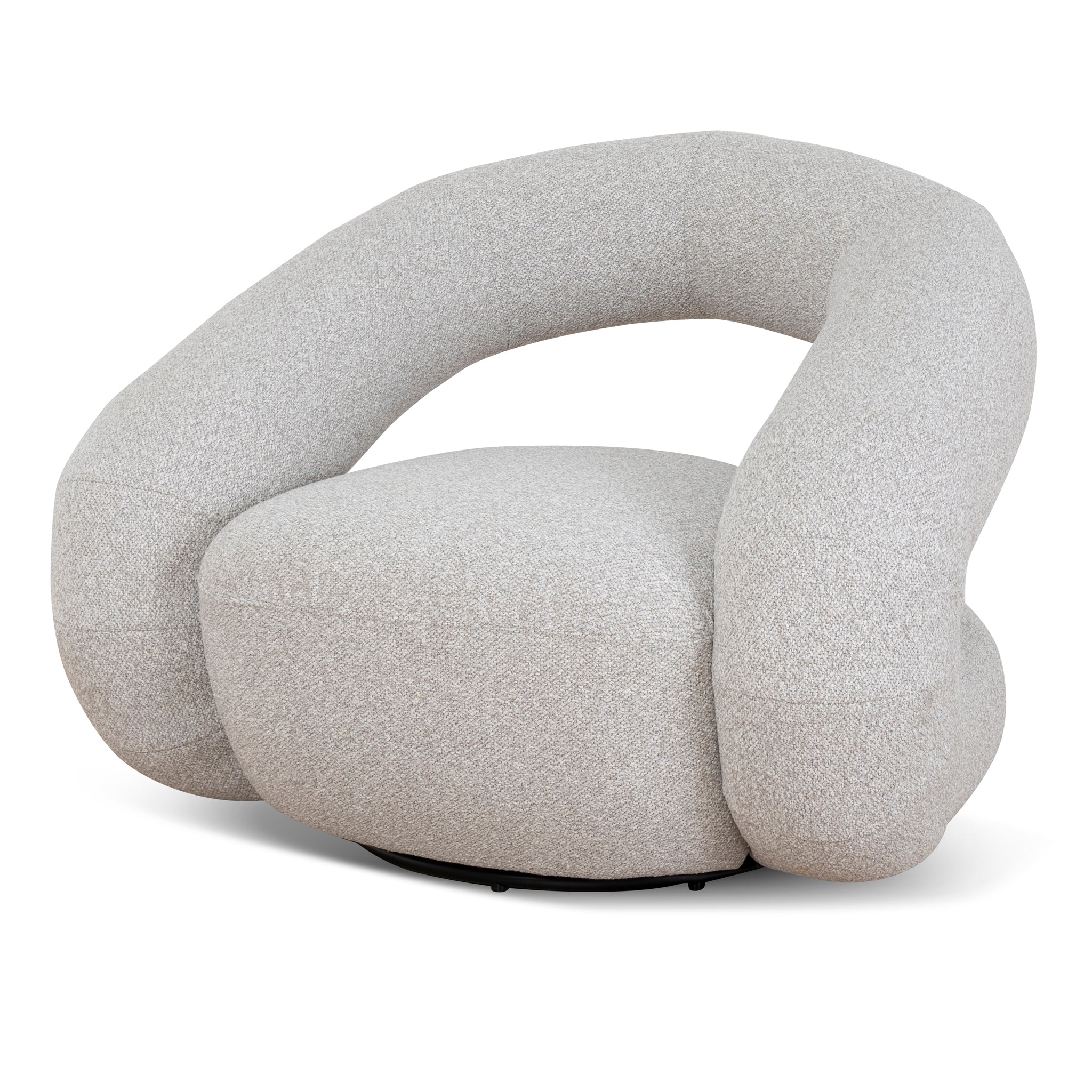 Swivel Armchair – Clay Grey