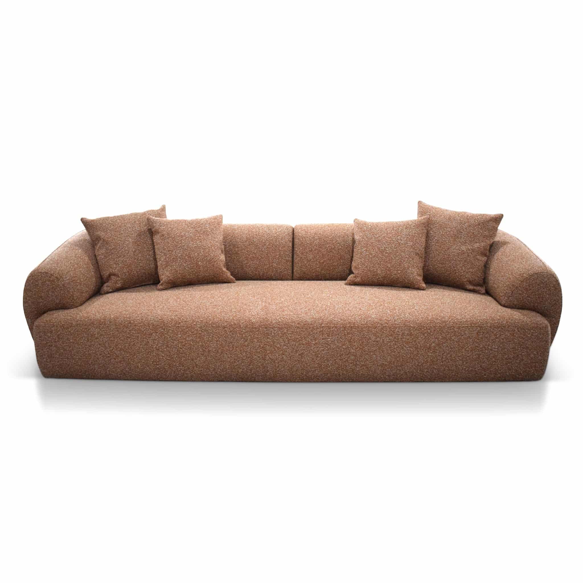 4 Seater Sofa – Terracotta Brown