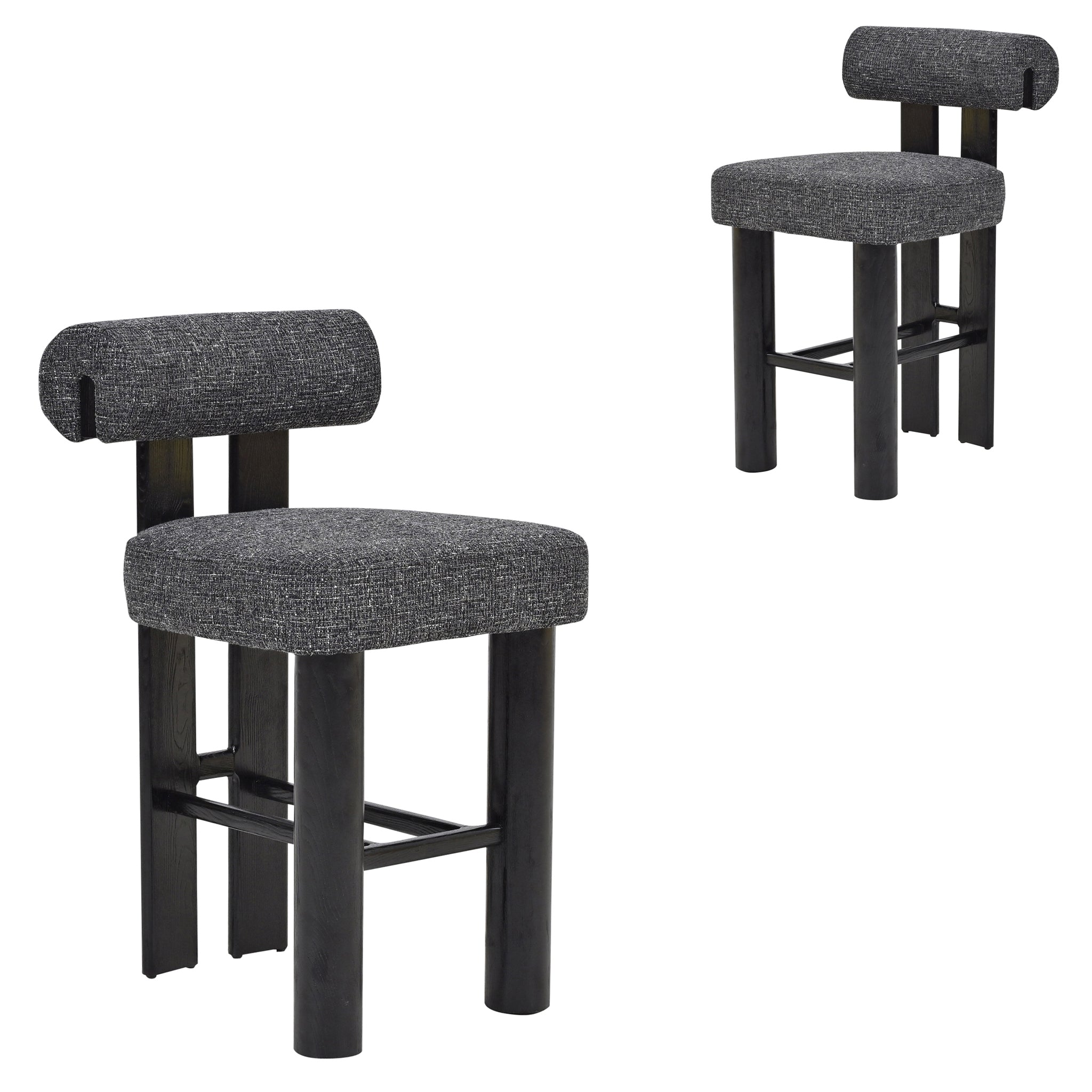 Black Barstool – Field Charcoal (Set of 2)