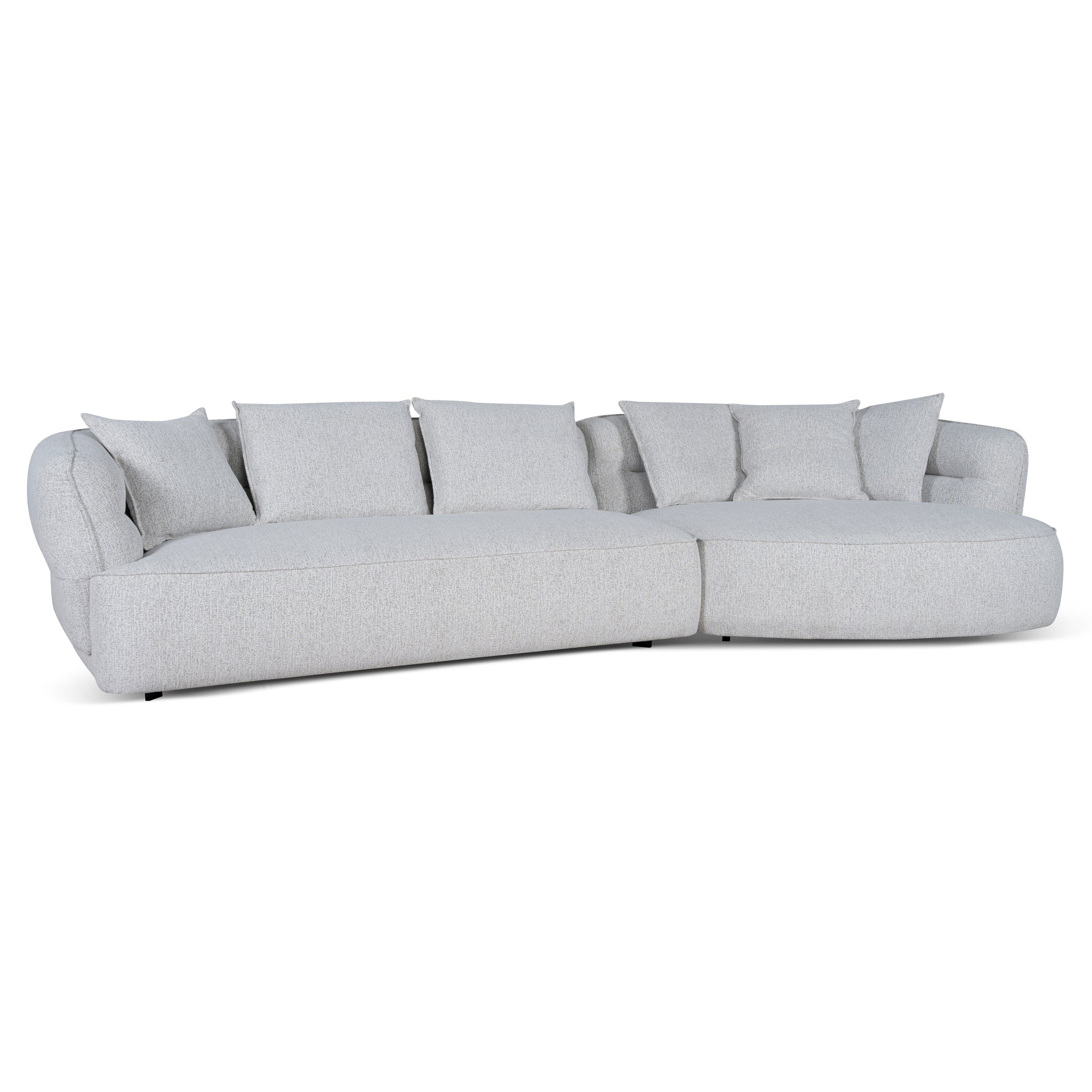 Right Chaise Sofa – Almond Beige