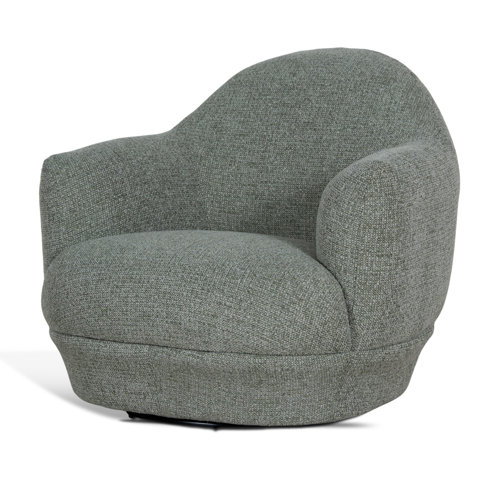 Swivel Armchair – Coral Light Green