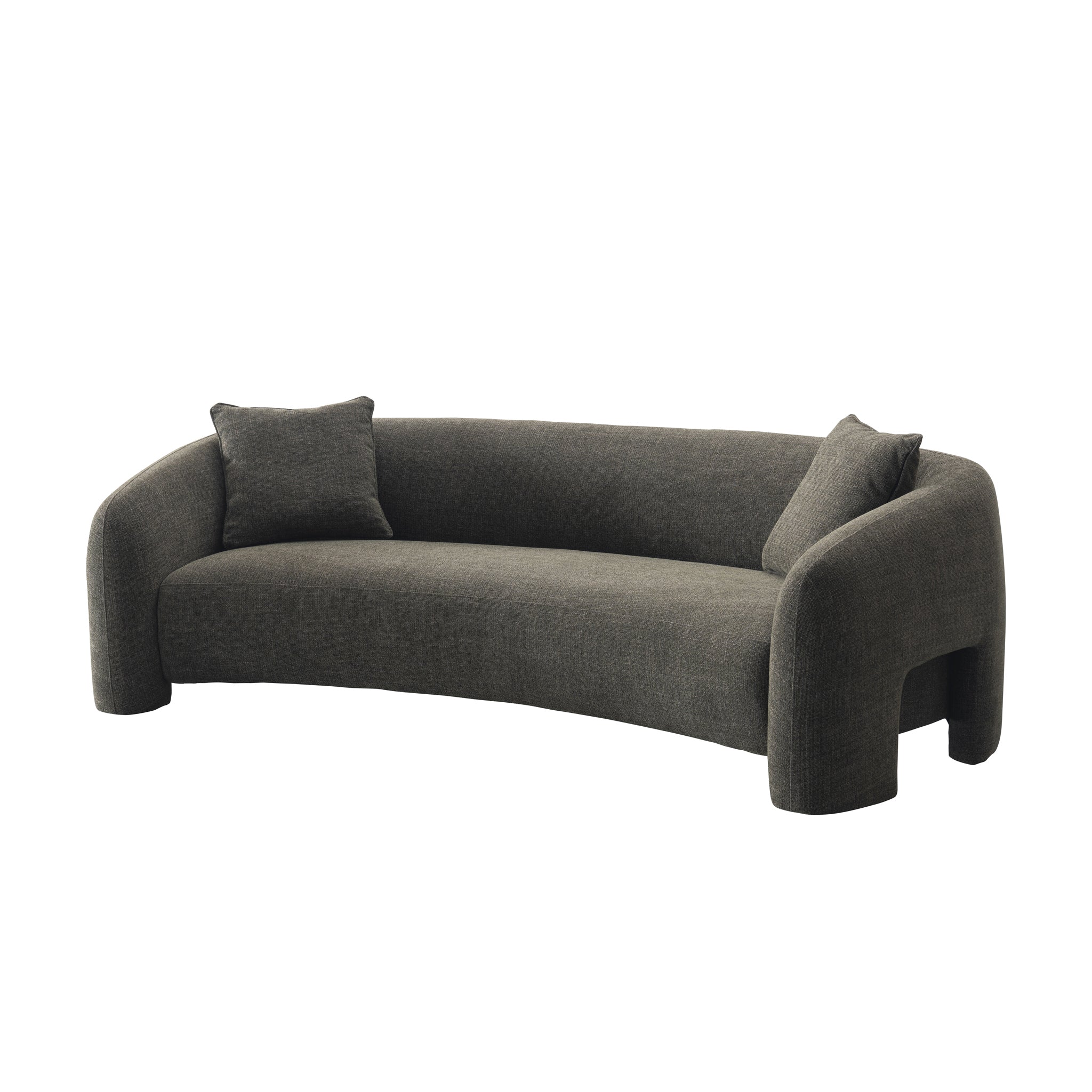 3 Seater Sofa – Kaitoke Green (258cm (W) x 125cm (D) x 75cm (H))