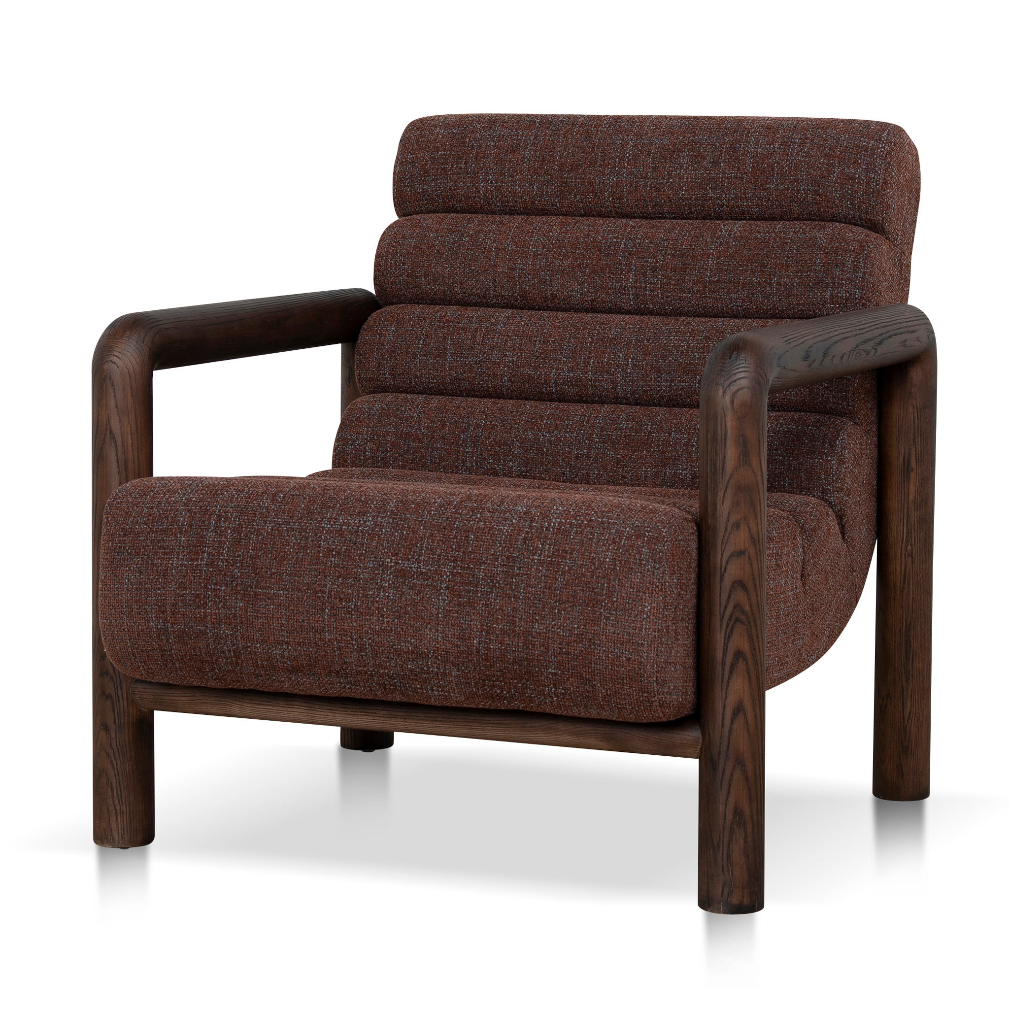 Fabric Lounge Chair – Moss Brown