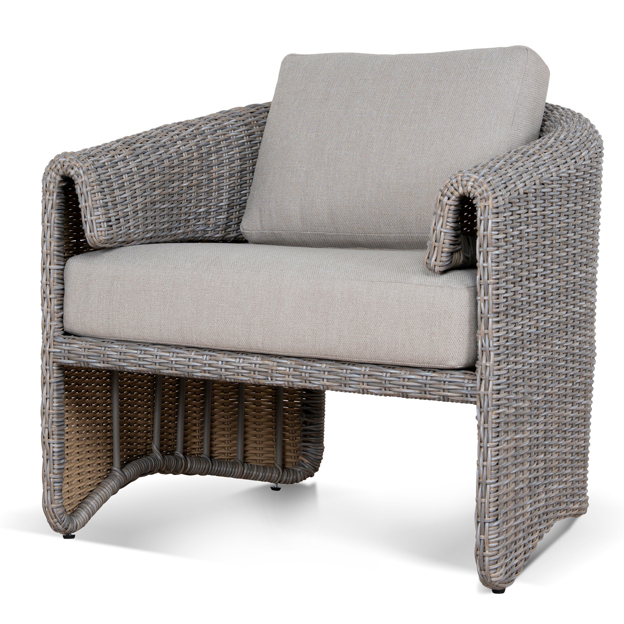 Outdoor Armchair – Light Brown