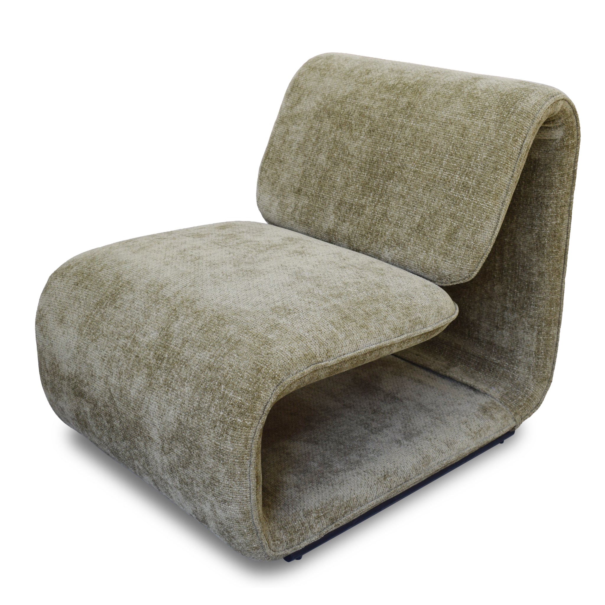 Lounge Chair – Lila Olive (72cm (W) x 96cm (D) x 80cm (H))