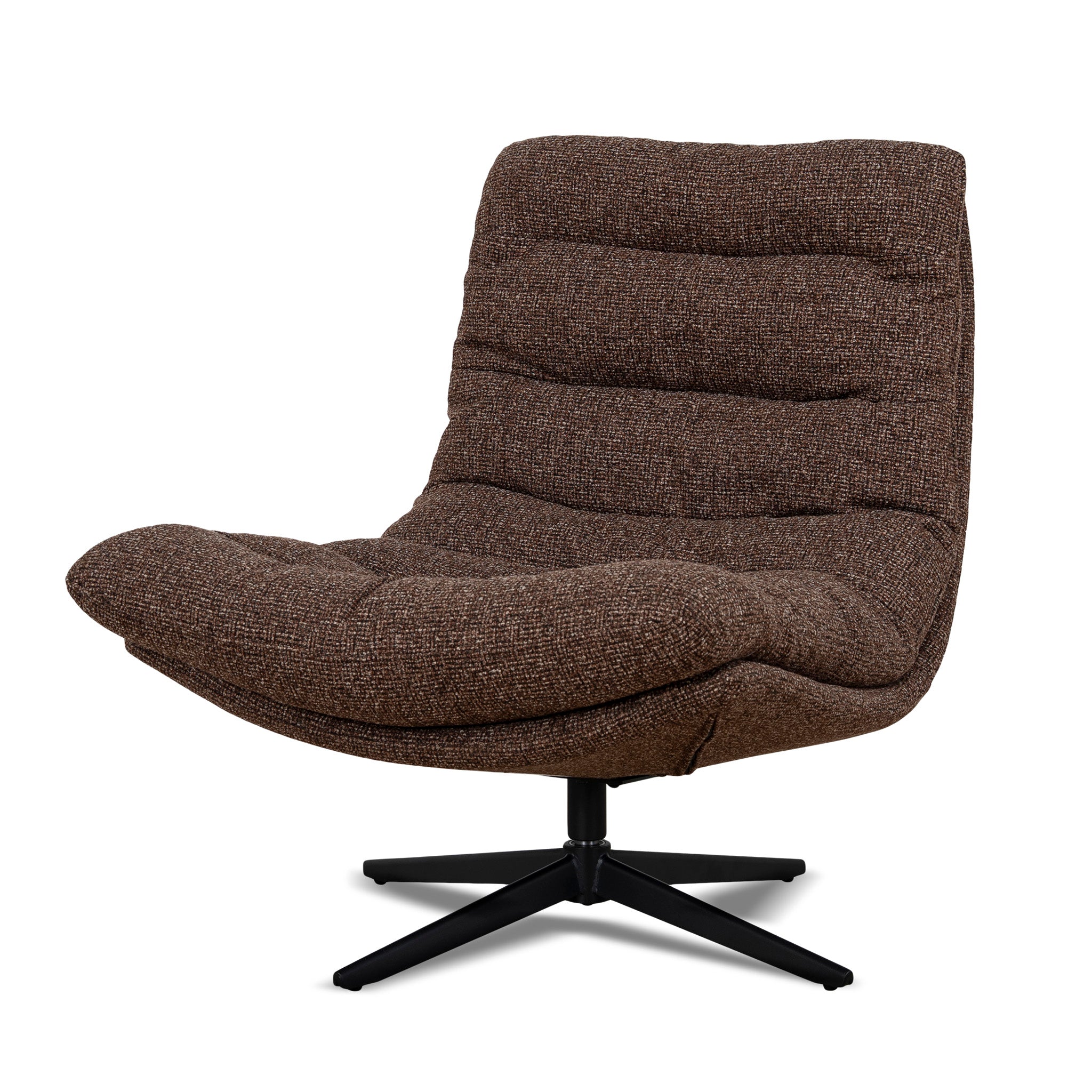 Black Lounge Chair – Verona Cinnamon Weave