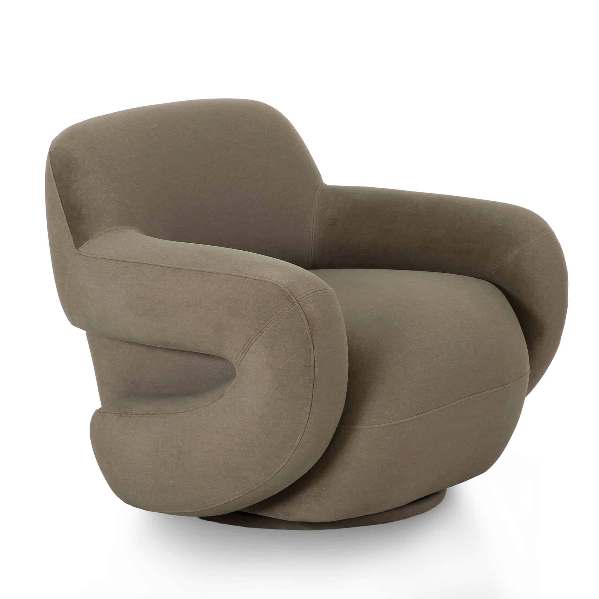 Armchair – Mohair Sage (96cm (W) x 87cm (D) x 78cm (H))