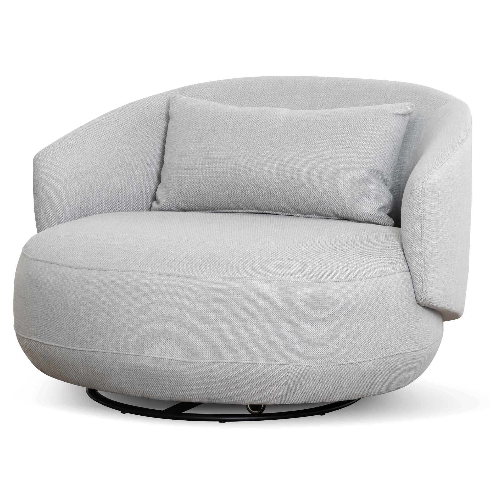 Art Design Gallery 31 Swivel Armchair – Light Texture Grey