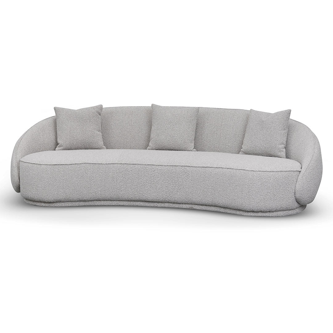 4 Seater Sofa – Ash Grey Boucle