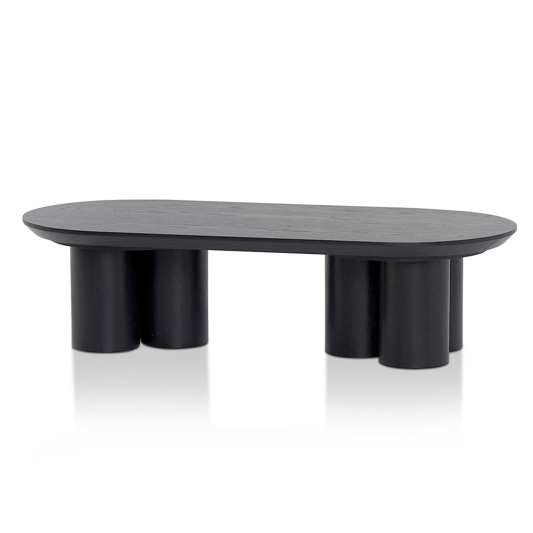 1.3m Coffee Table – Full Black (130cm (W) x 59cm (D) x 33cm (H))