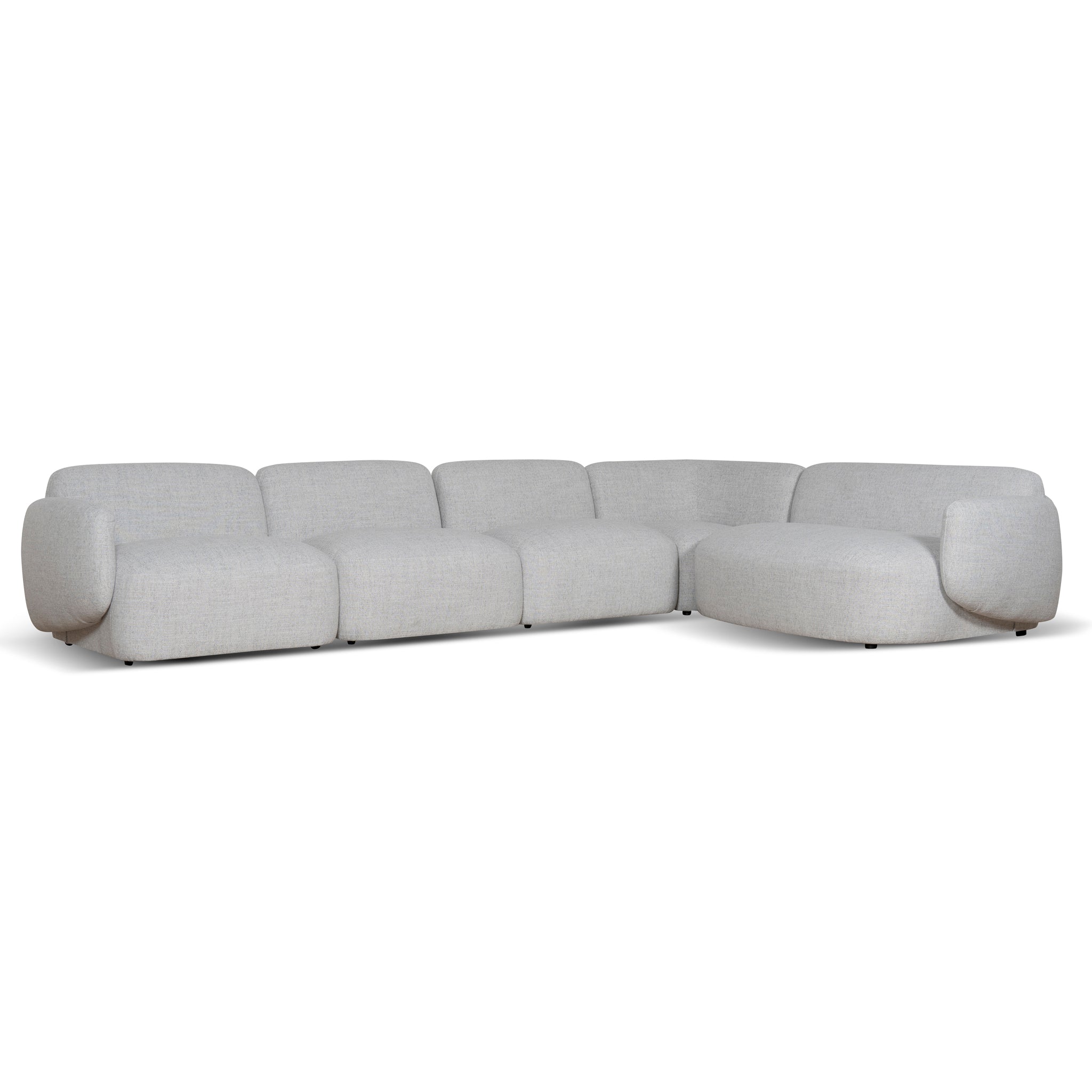 Right Chaise Modular Sofa – Cloud Grey