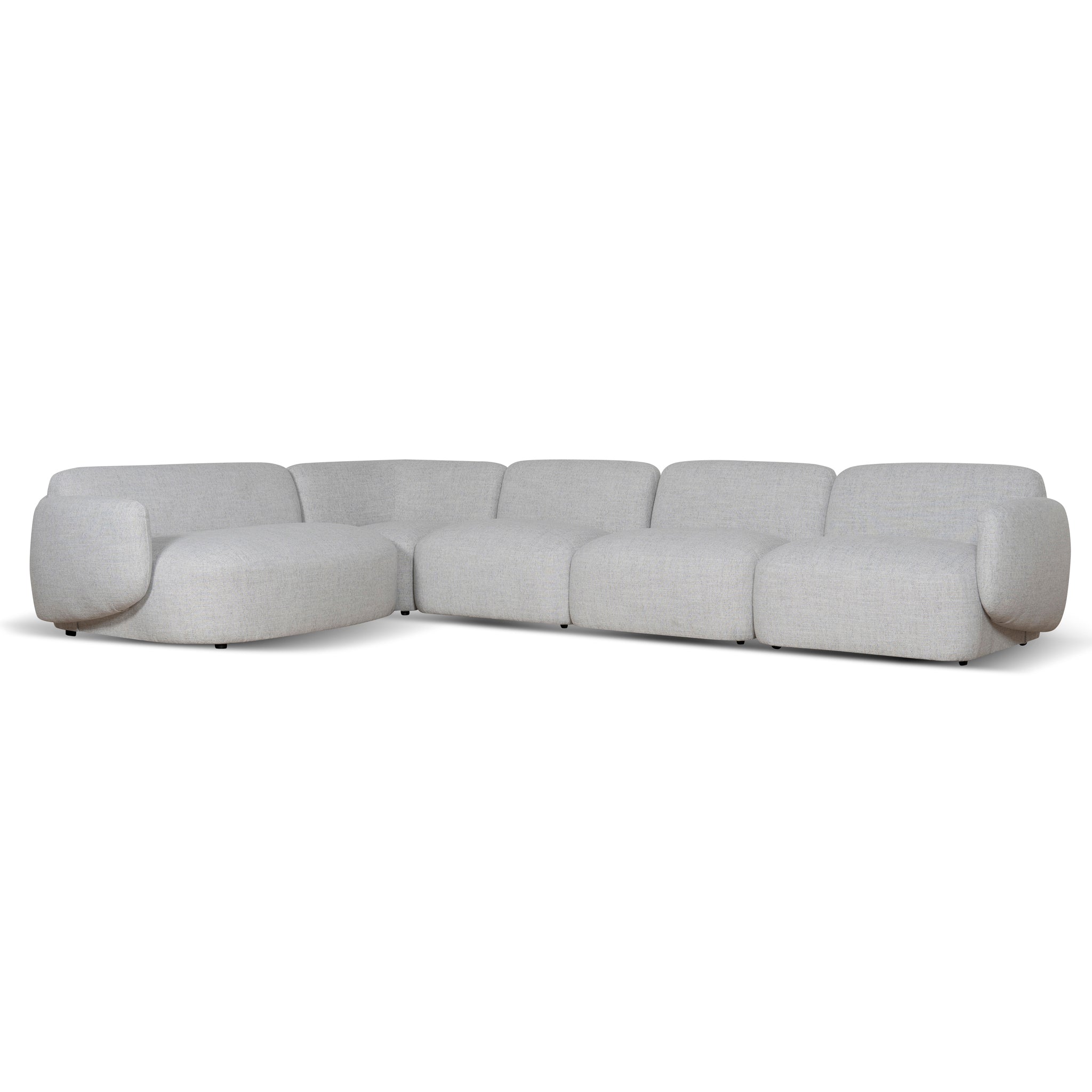 Left Chaise Modular Sofa – Cloud Grey